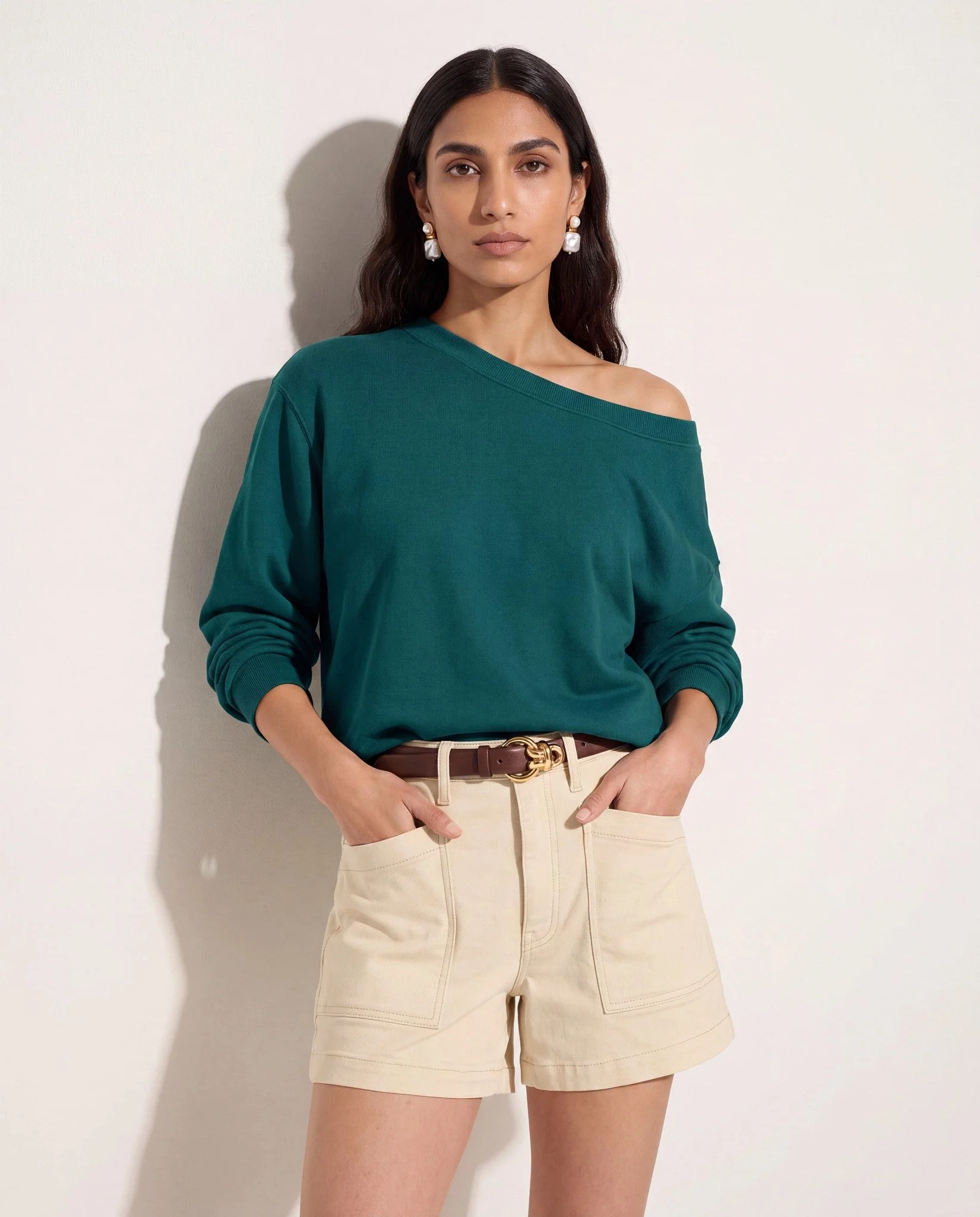 Brooksville One Shoulder Sweatshirt - Image 38