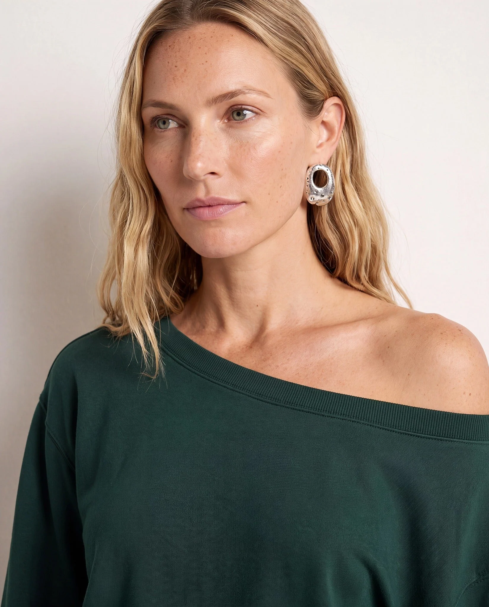 Brooksville One Shoulder Sweatshirt - Image 4