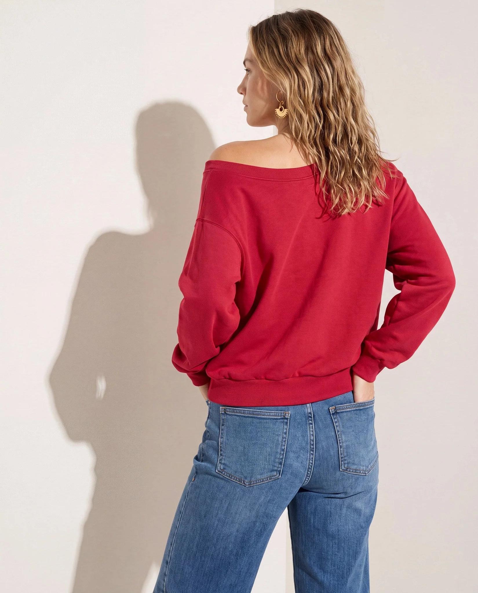 Brooksville One Shoulder Sweatshirt - Image 48