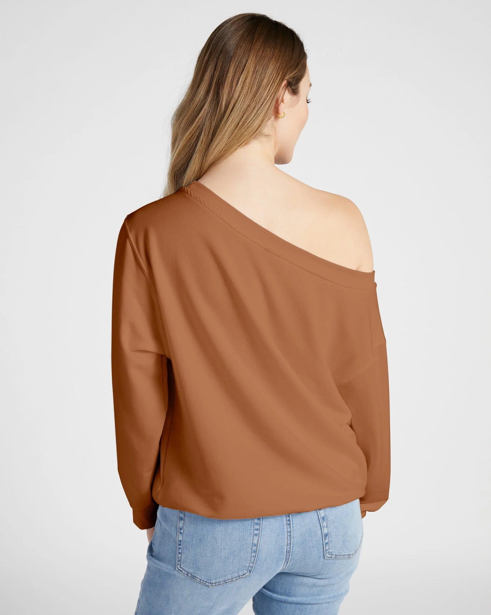 Brooksville One Shoulder Sweatshirt - Image 63