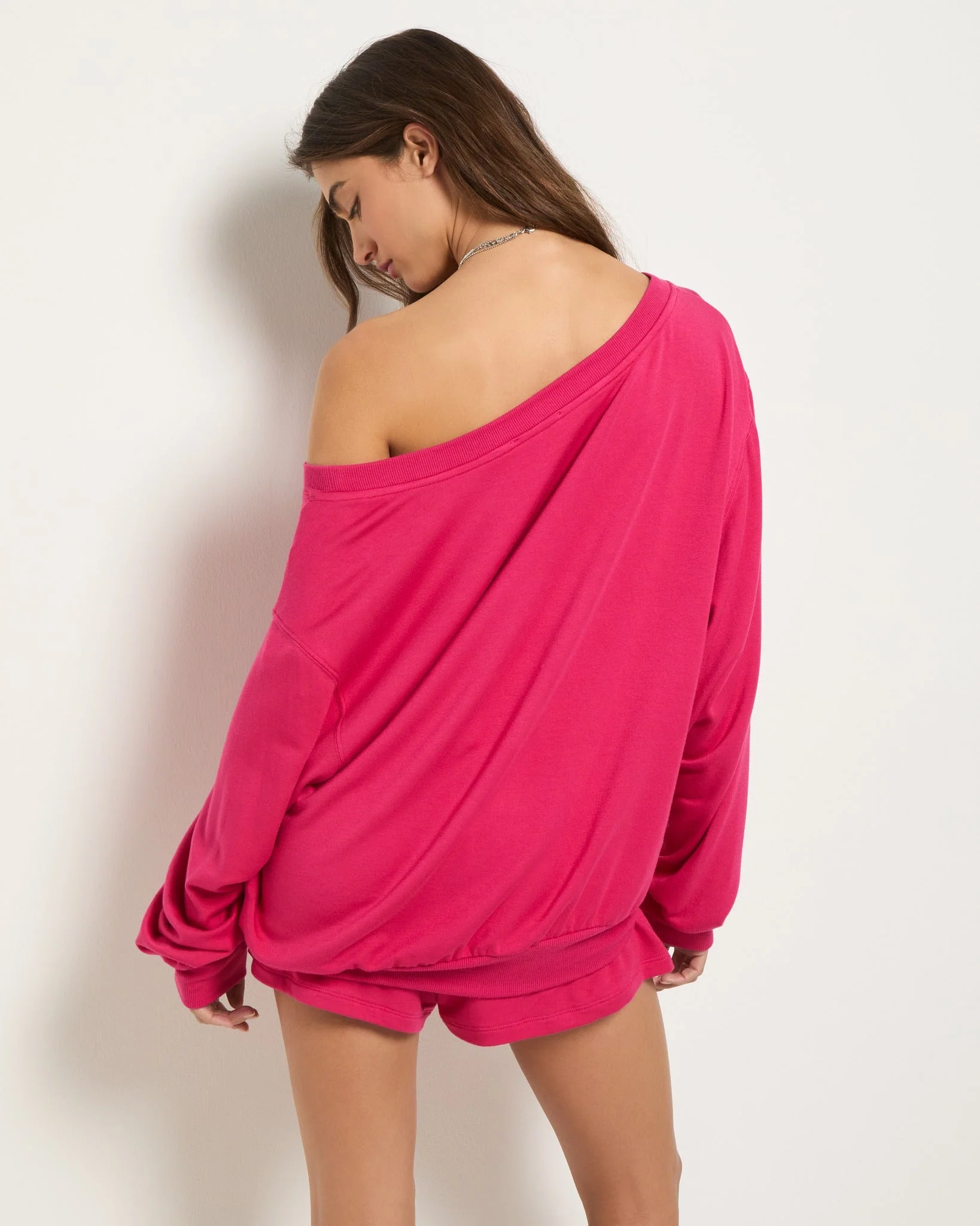 Brooksville One Shoulder Sweatshirt - Image 73