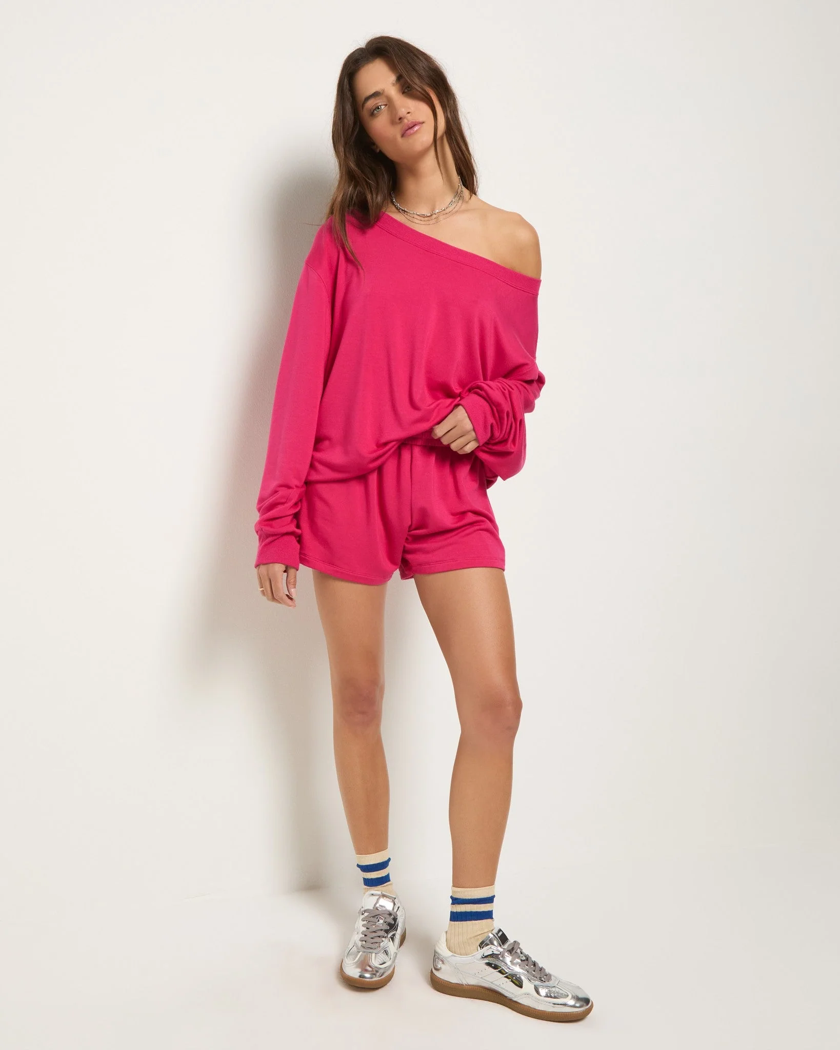 Brooksville One Shoulder Sweatshirt - Image 76