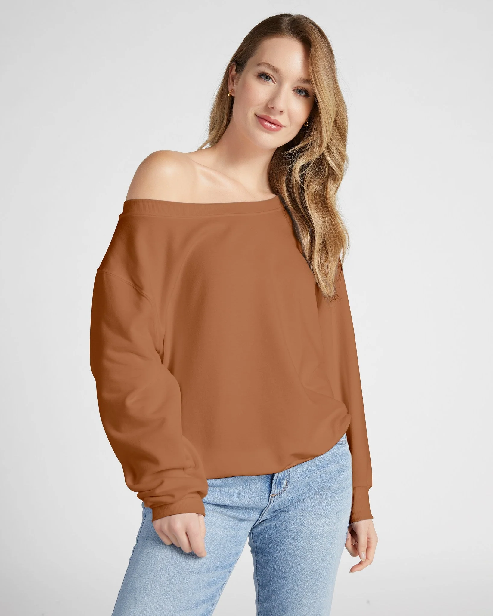 Brooksville One Shoulder Sweatshirt - Image 84