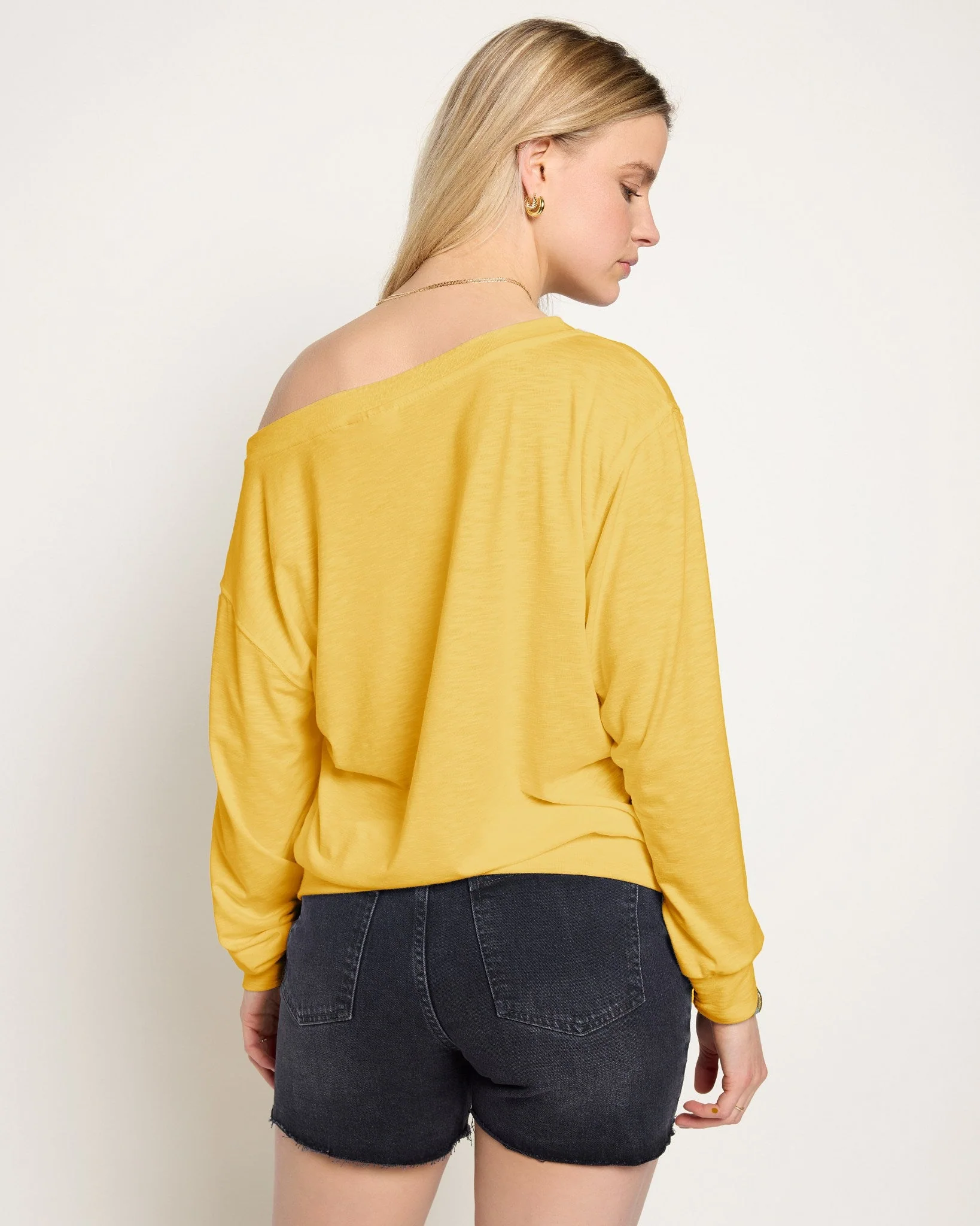 Brooksville Slub Off the Shoulder Top - Image 10