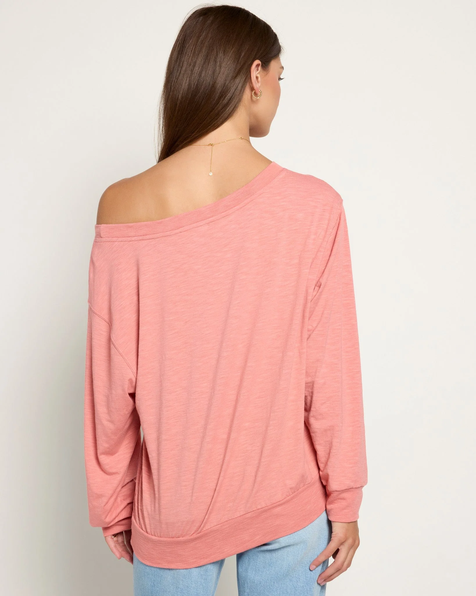 Brooksville Slub Off the Shoulder Top - Image 14