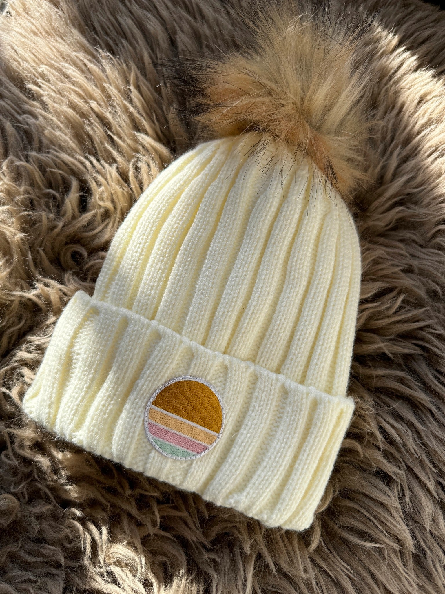 Cozy Sunset Beanie - Image 3