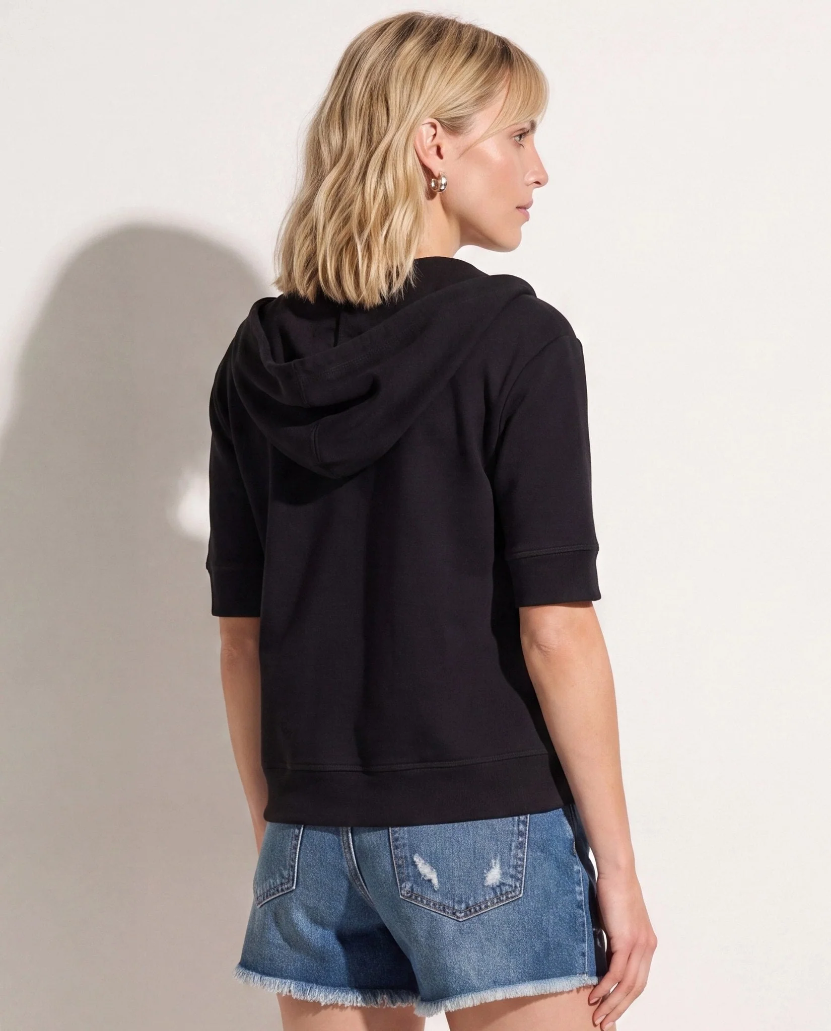 Short Sleeve Zip Hoodie - Image 28