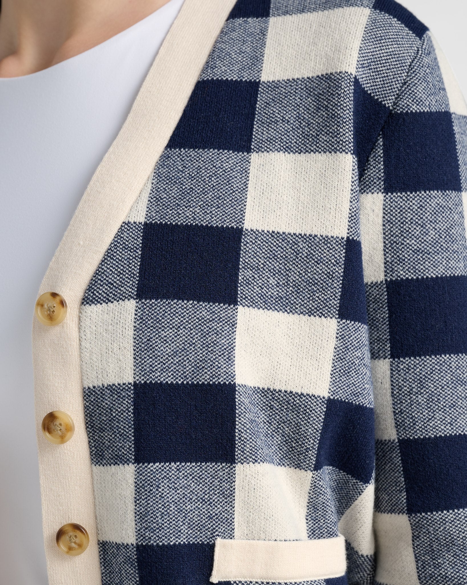 Alumni Double Plaid Cardigan - Image 3