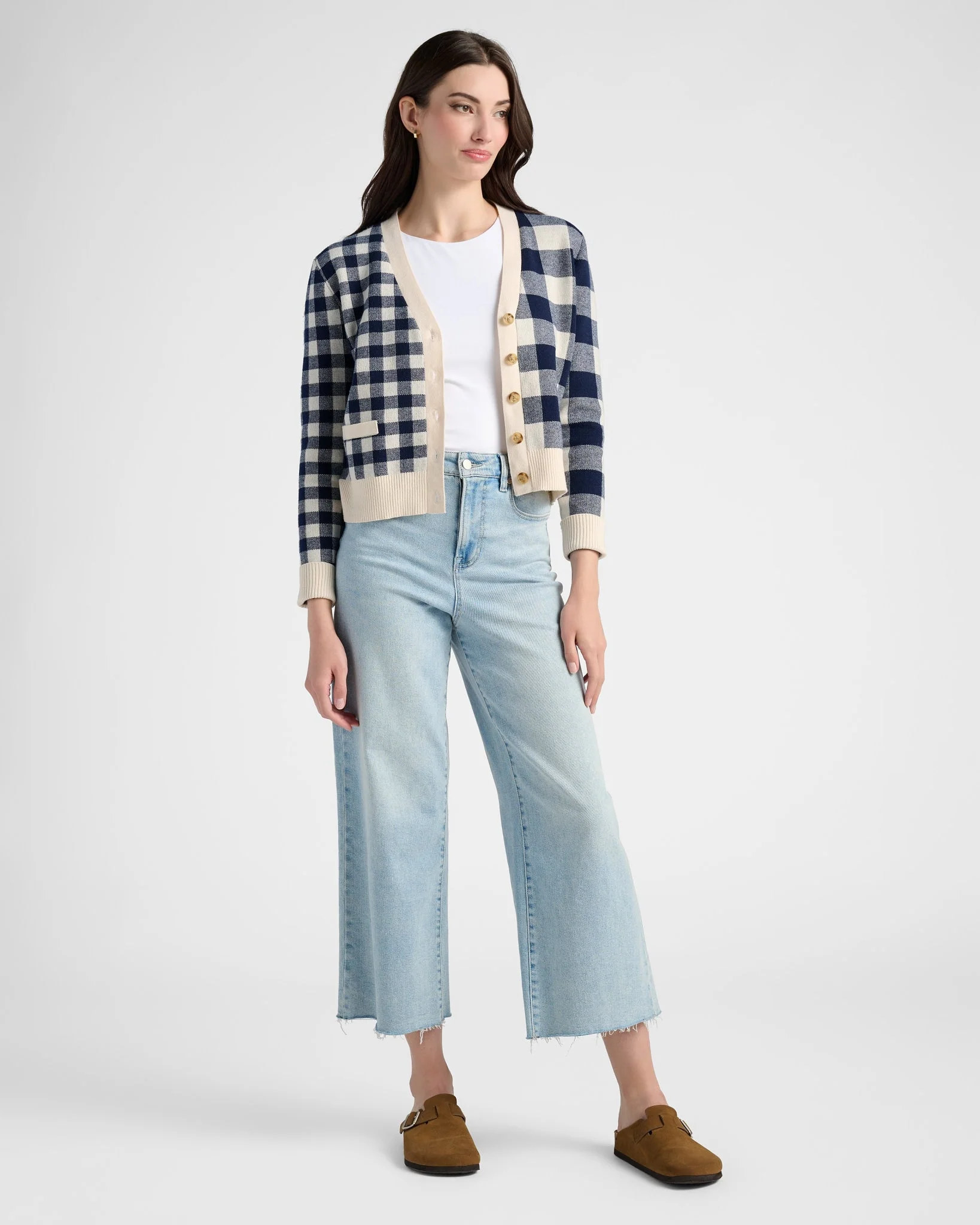 Alumni Double Plaid Cardigan - Image 4
