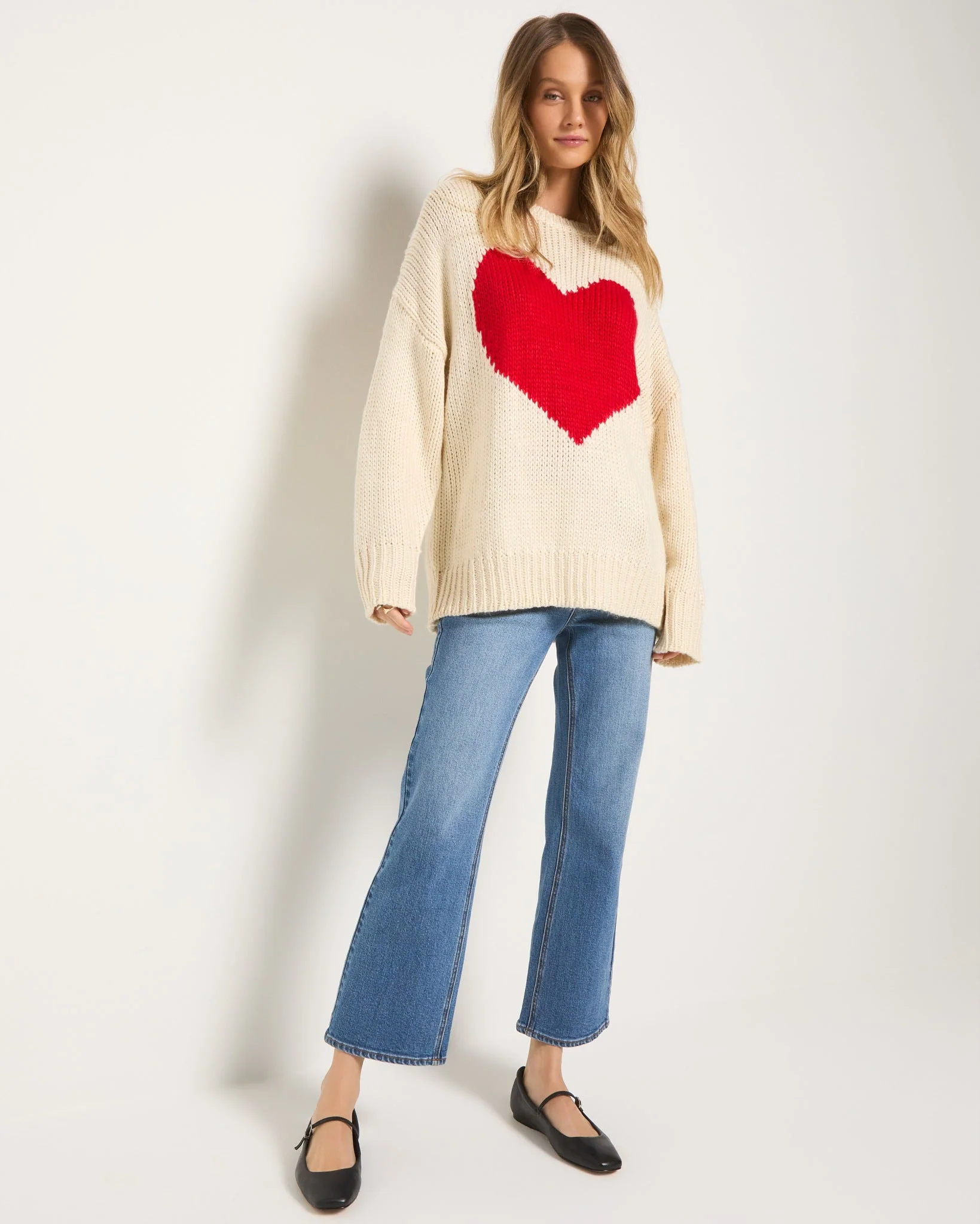 Amour Heart Crew Neck Sweater - Image 5