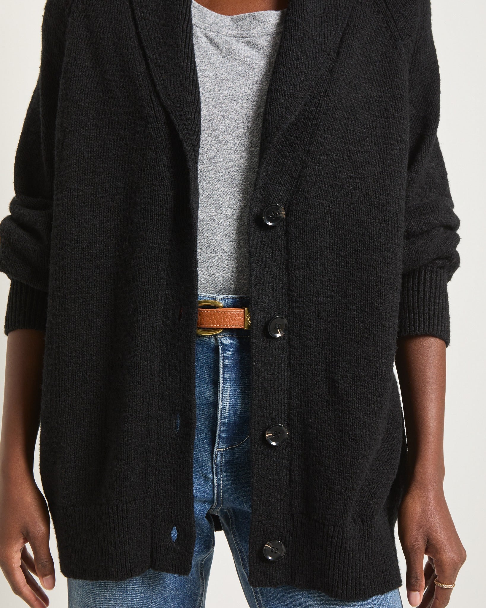 Aura Shawl Collar Cardigan - Image 6