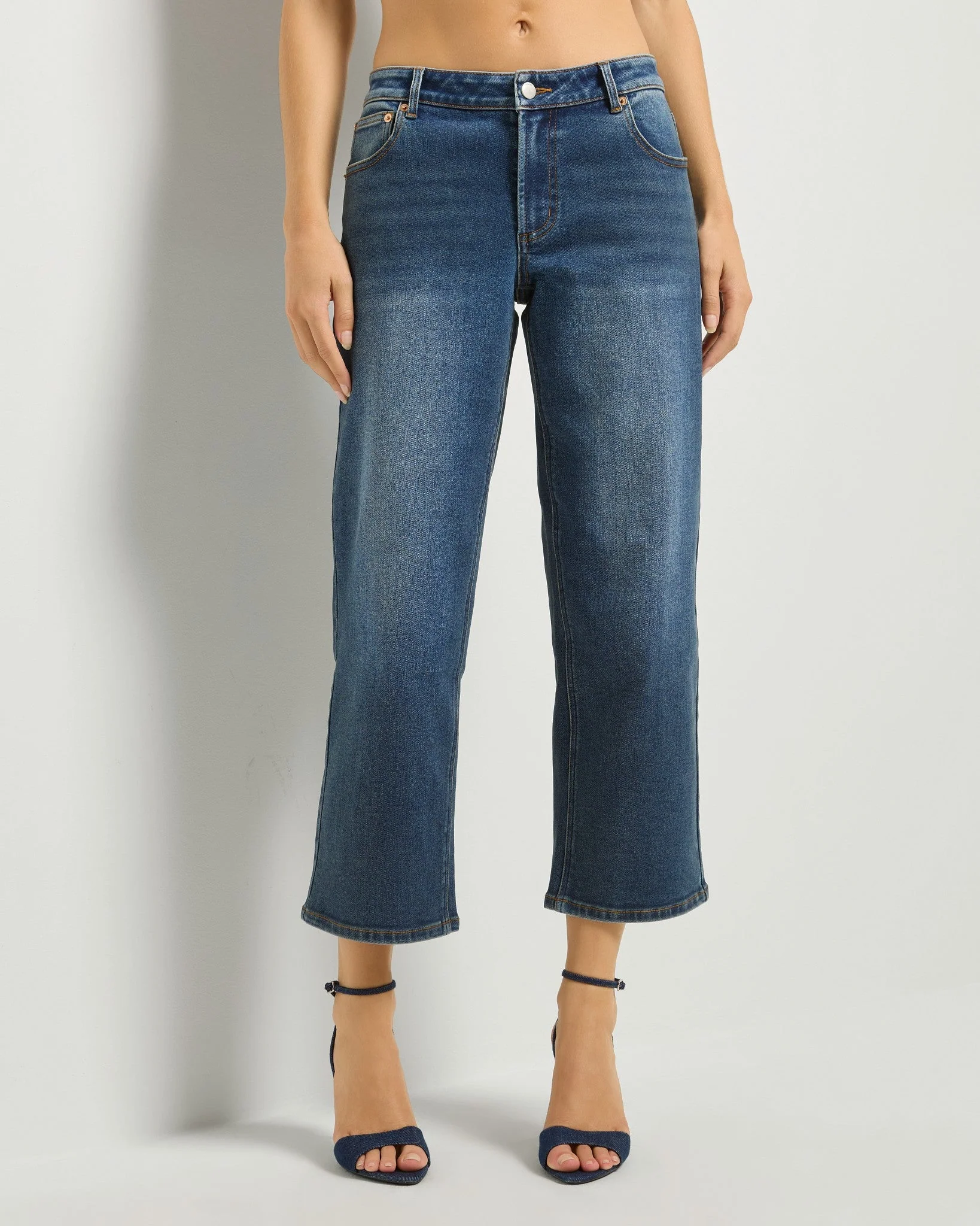Avery Cropped Straight Jean - Image 2