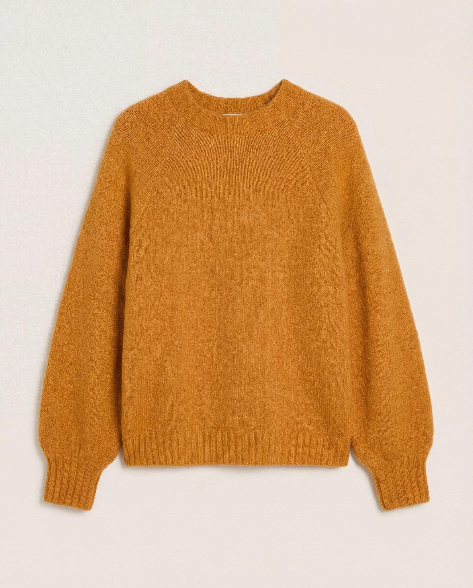 Balloon Sleeve Crewneck Sweater - Image 6