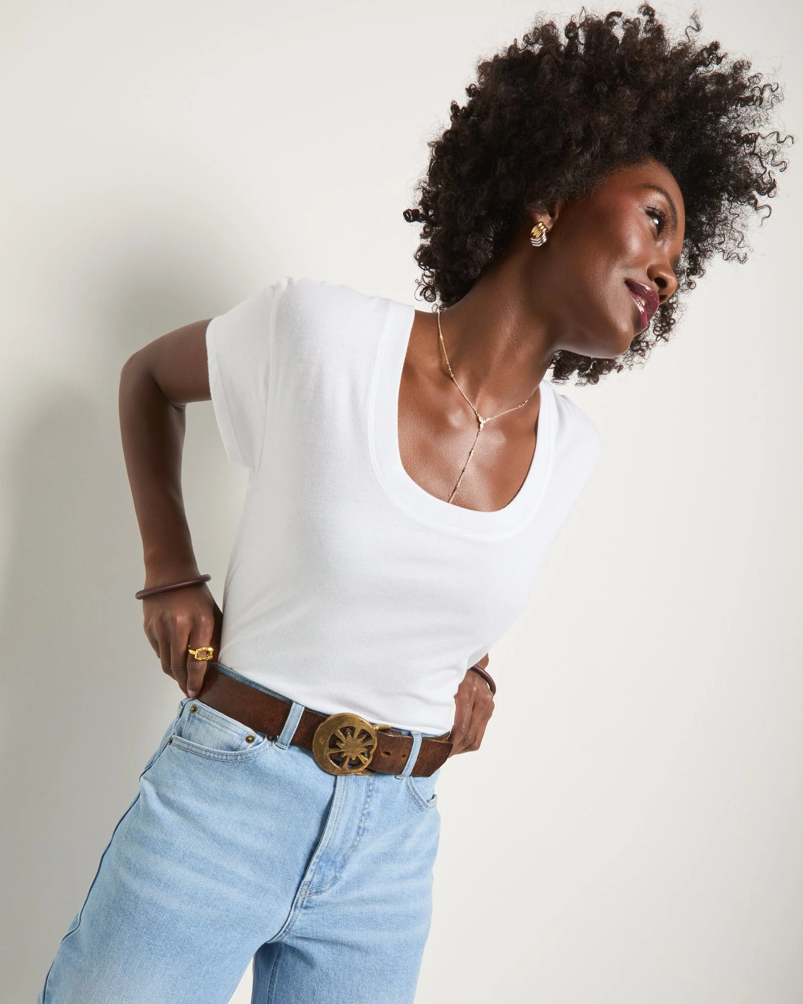 Beachside Scoop Neck Tee - Image 3