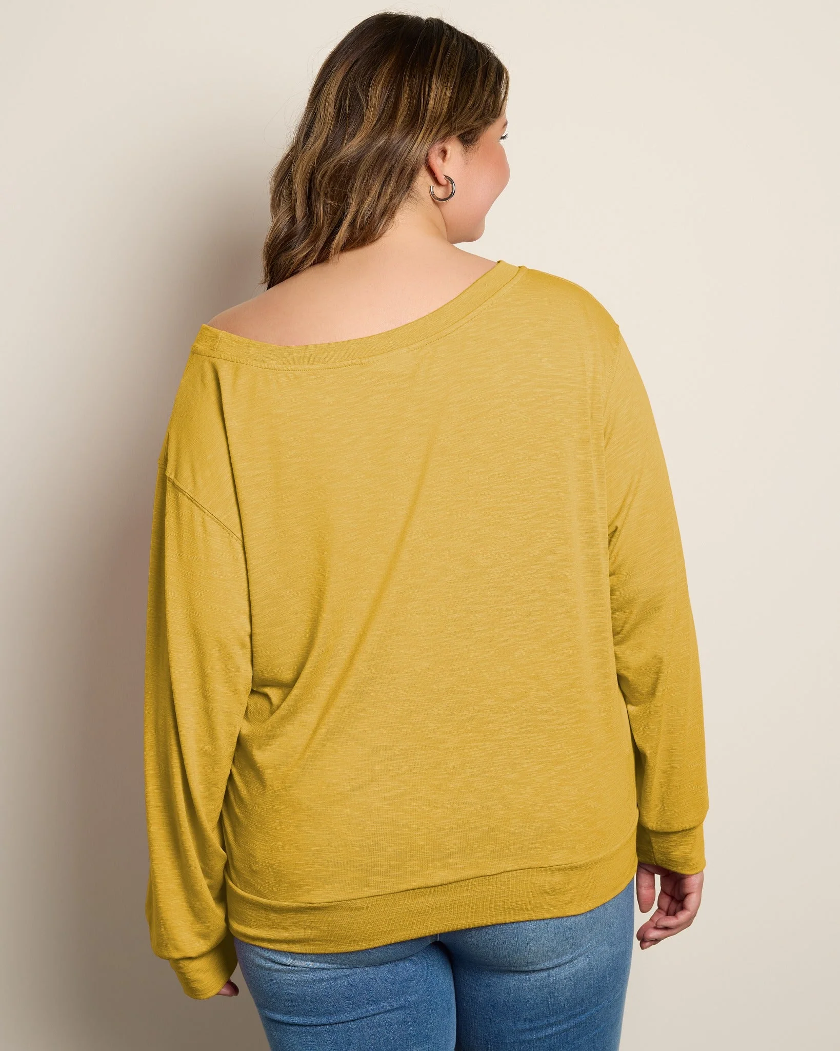 Plus Size Brooksville Slub Off The Shoulder Top - Image 23