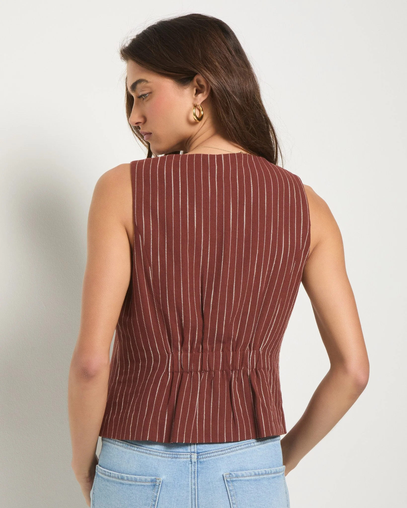 Canyon Linen Blend Vest - Image 3