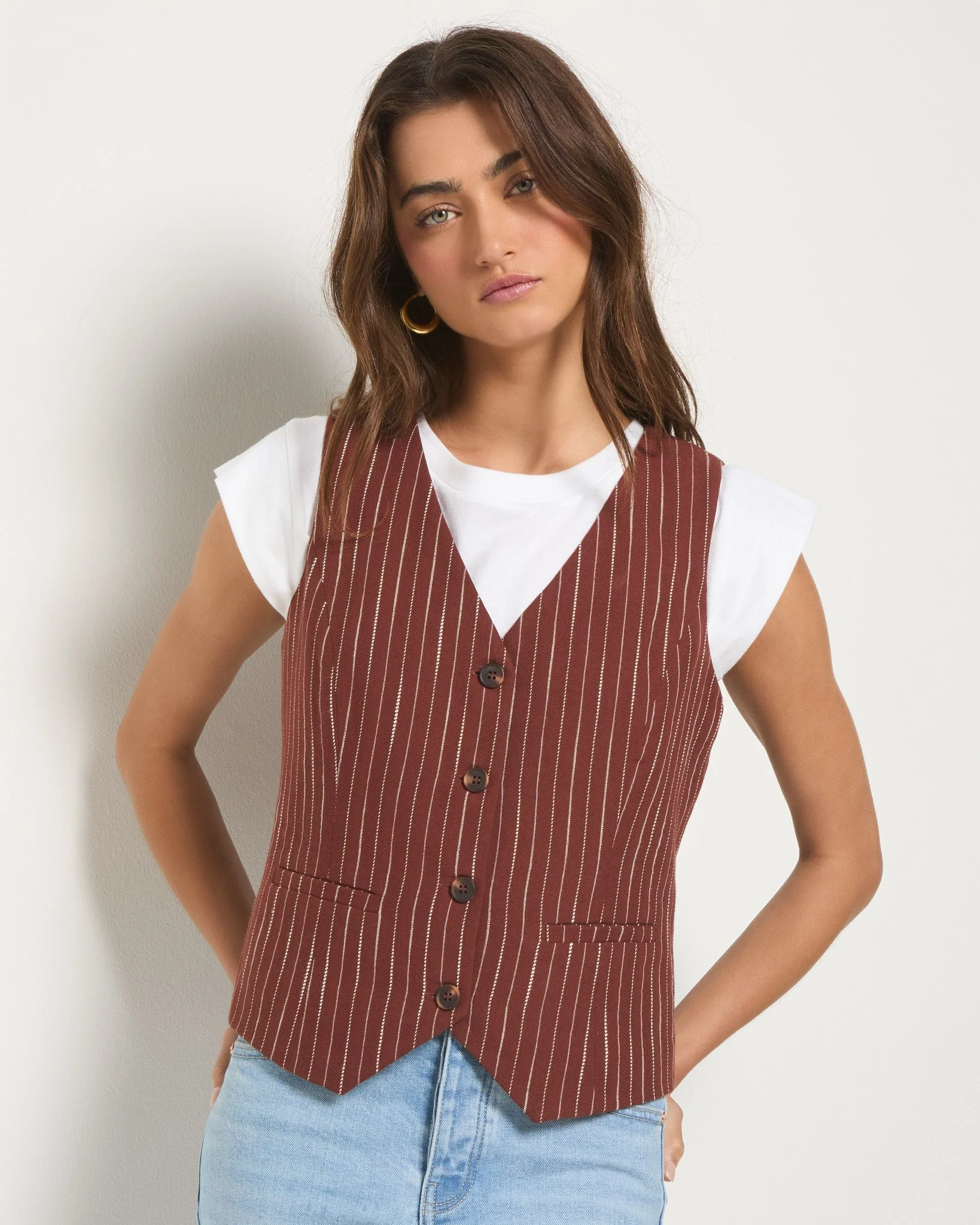 Canyon Linen Blend Vest - Image 4