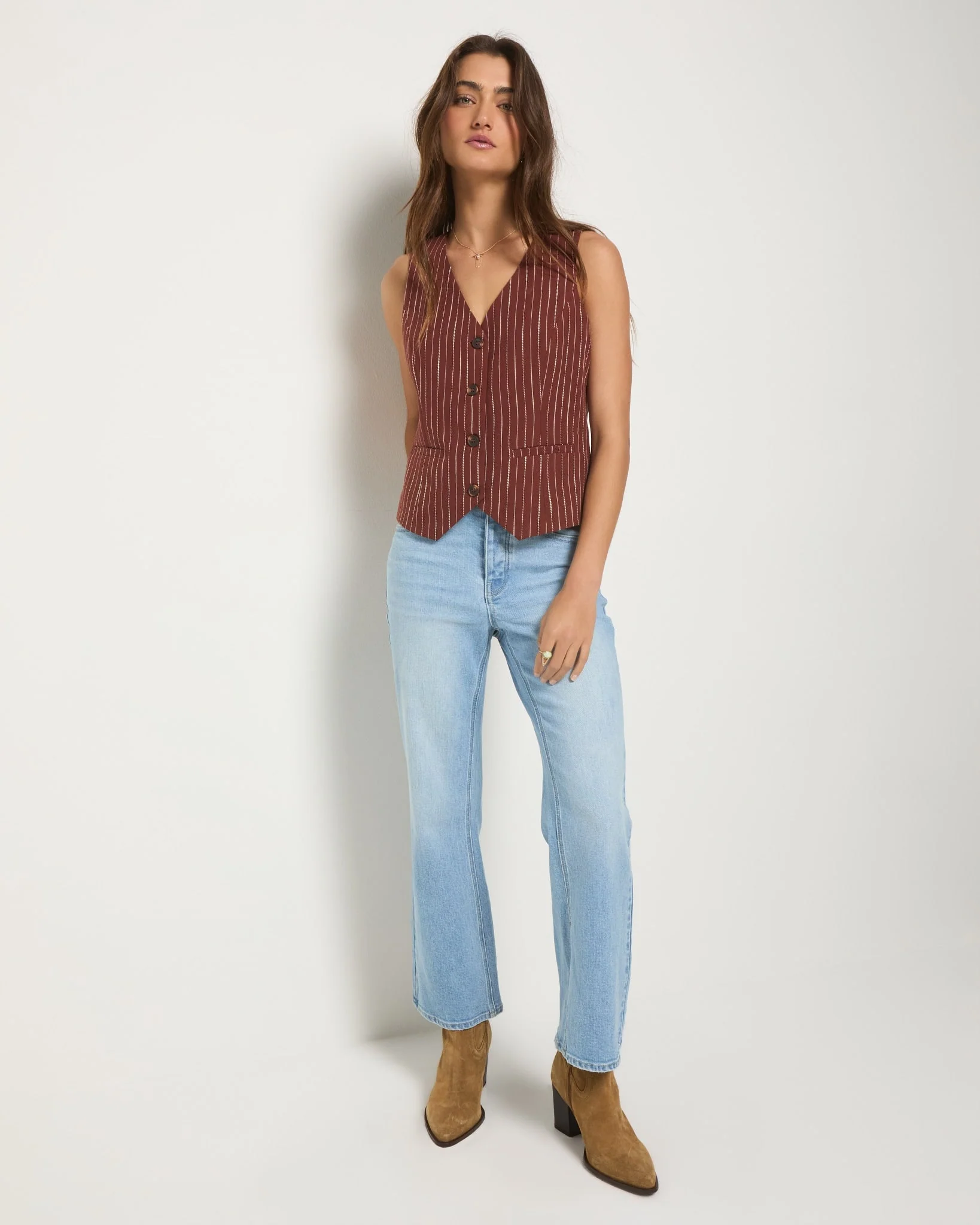 Canyon Linen Blend Vest - Image 5