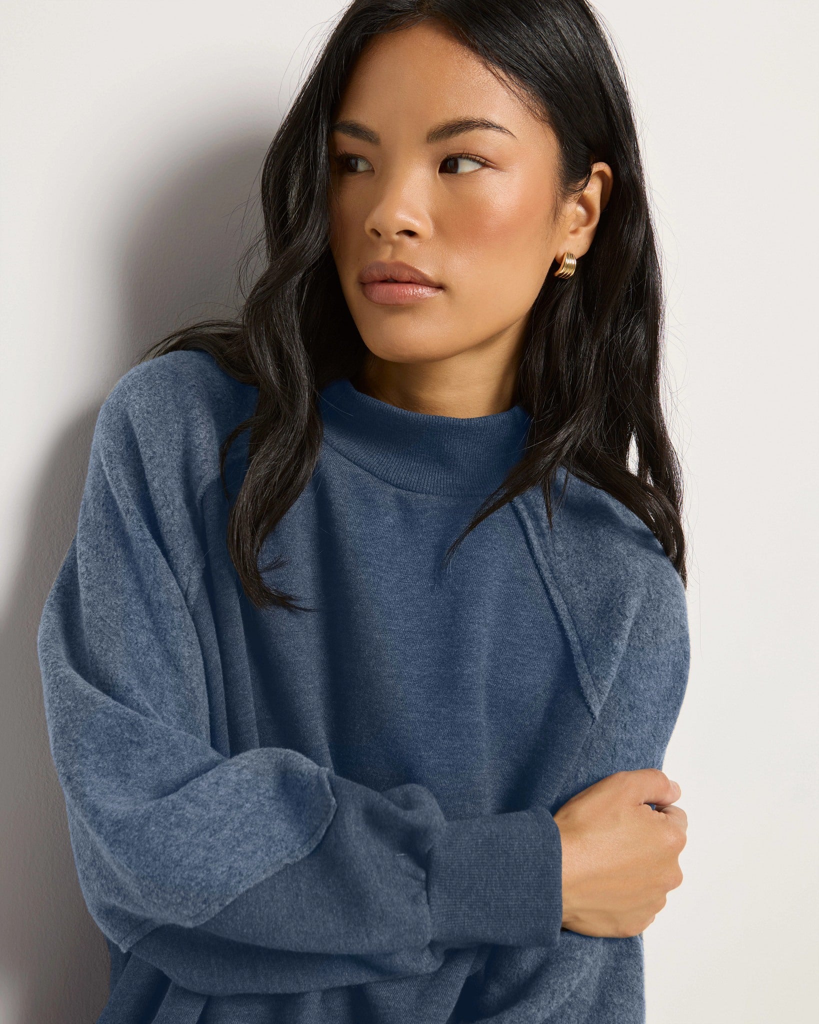 Coast Mock Neck Sweatshirt - Image 3