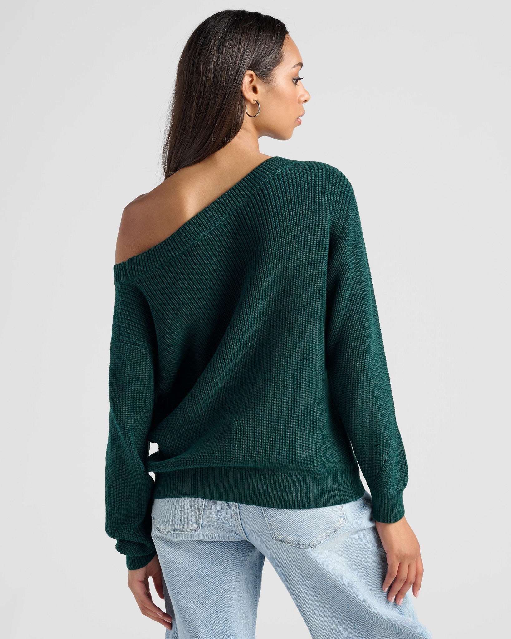 Coastal One Shoulder Sweater - Image 11