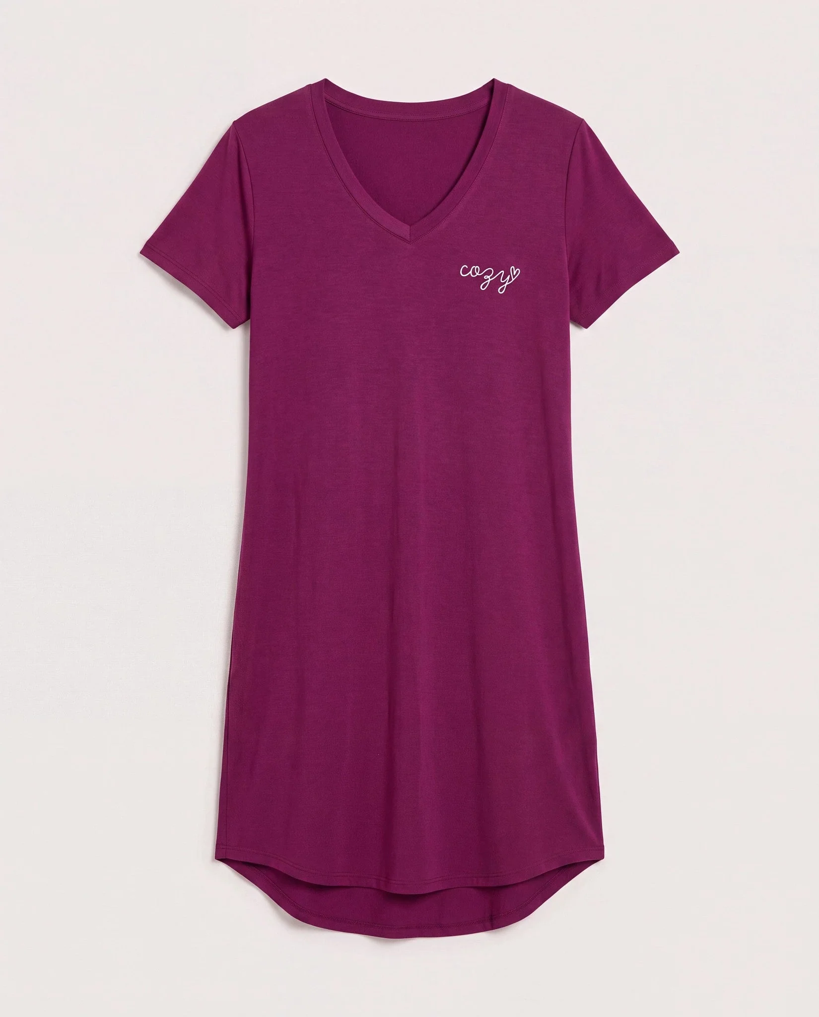 Plus Size Cozy Graphic Night Shirt - Image 6