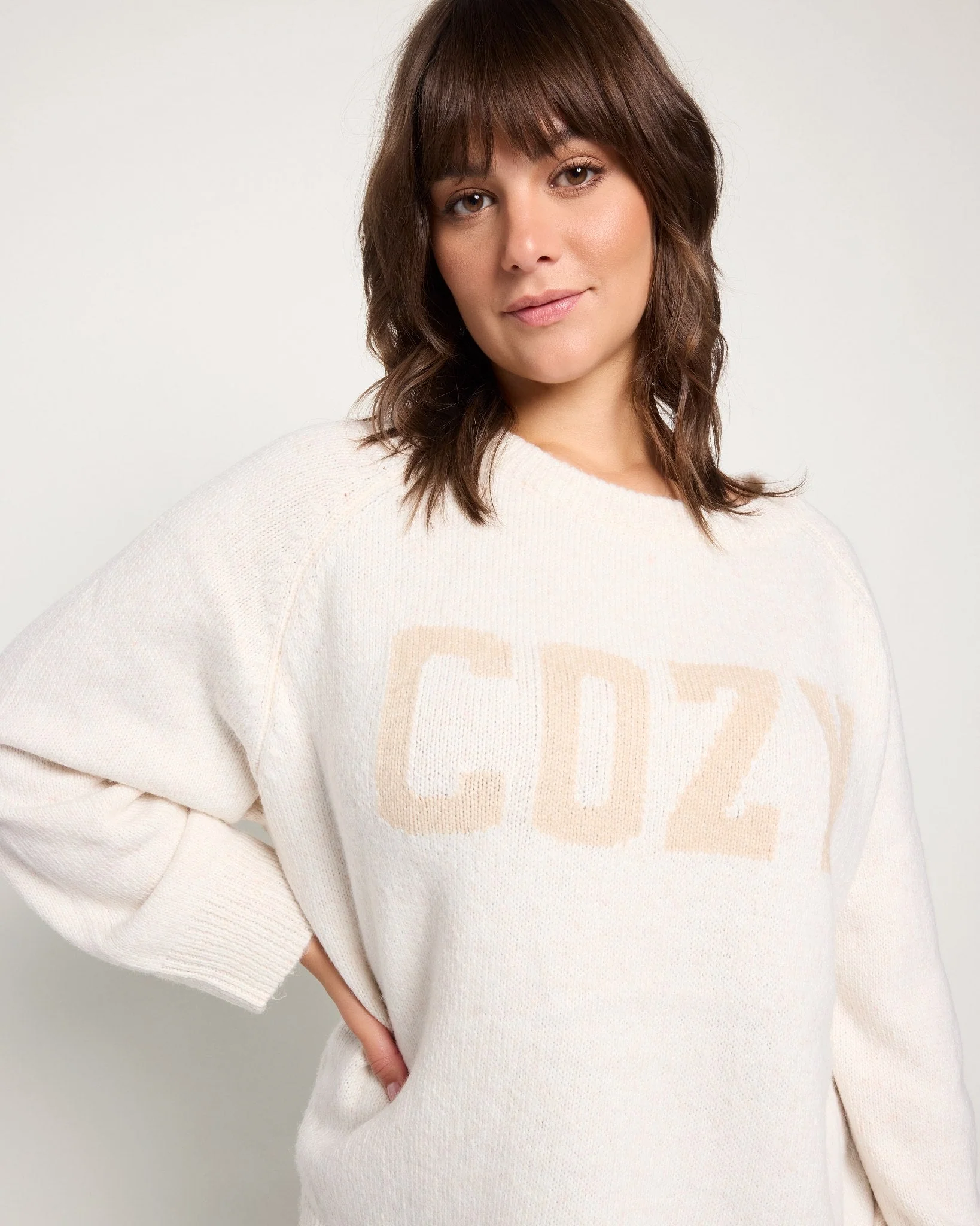 Plus Size "Cozy" Graphic Sweater - Image 3