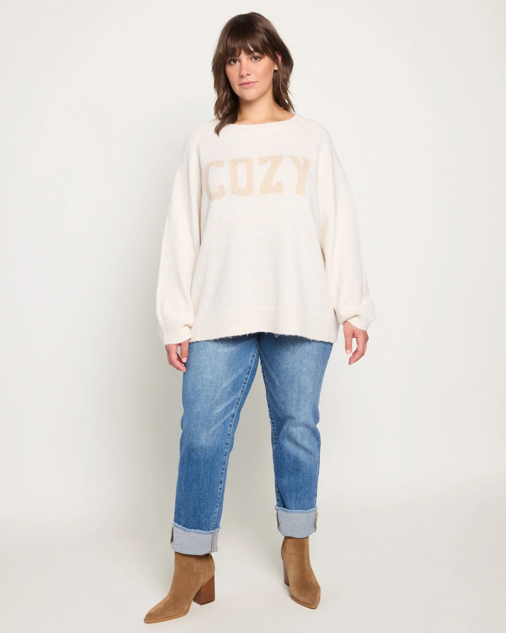 Plus Size "Cozy" Graphic Sweater - Image 4
