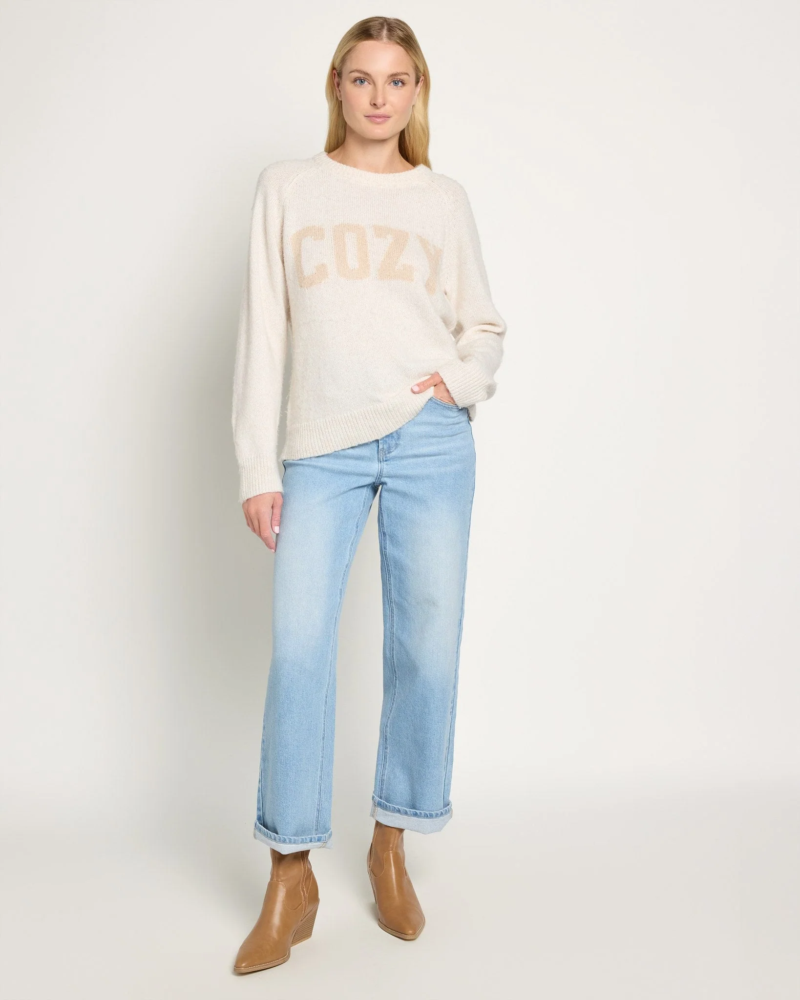 "Cozy" Graphic Sweater - Image 4