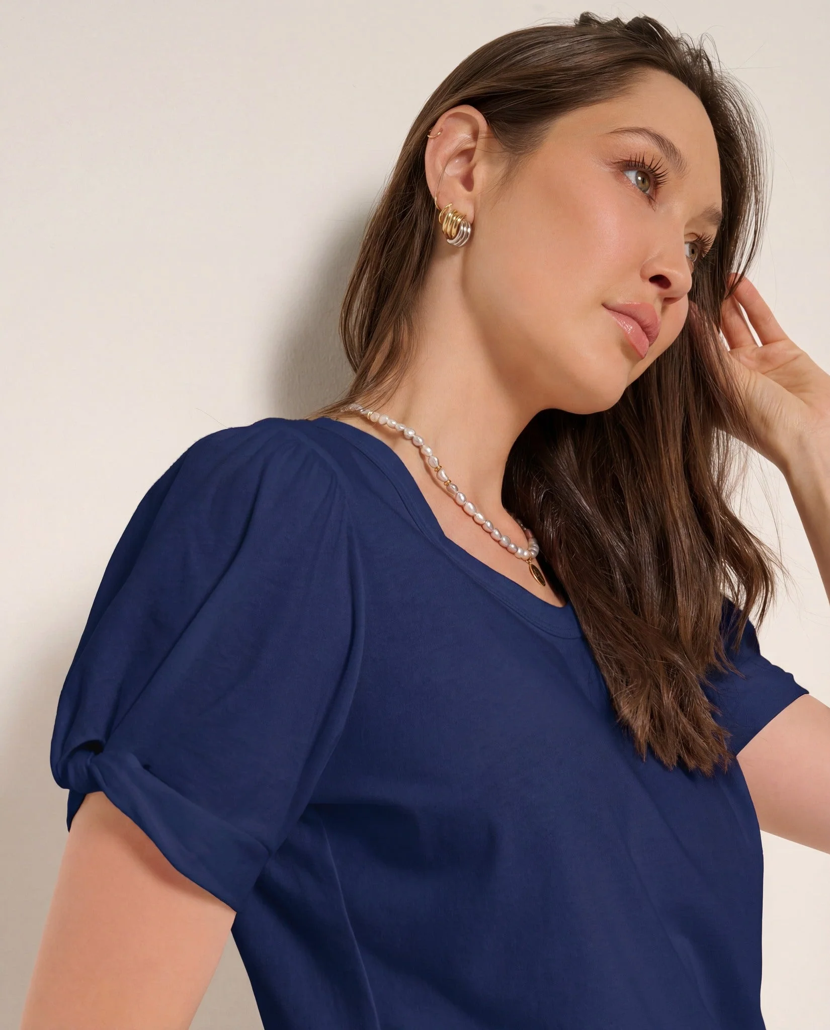 Destiny Twist Sleeve Tee - Image 6