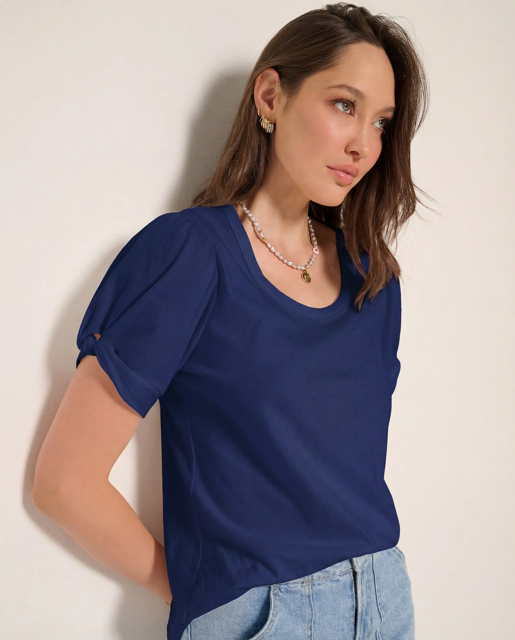 Destiny Twist Sleeve Tee - Image 7