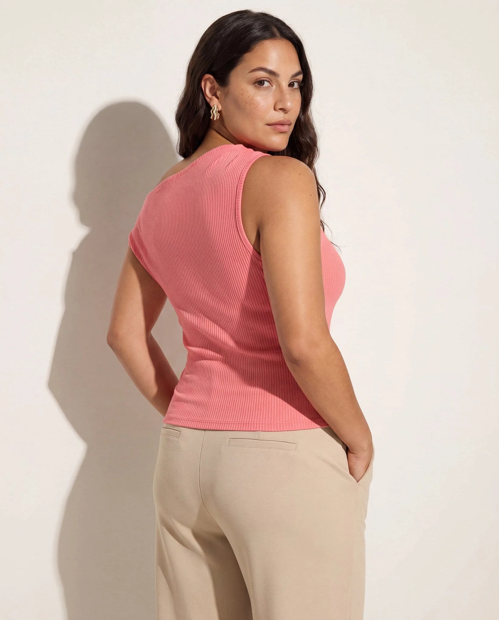 Plus Size Eden Pleated One Shoulder Top - Image 2
