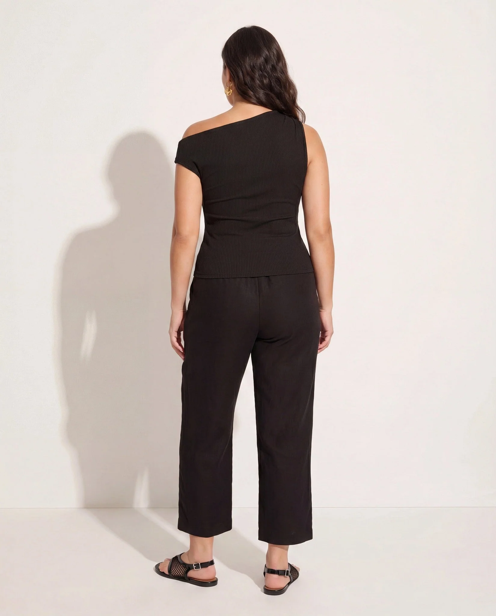 Plus Size Eden Pleated One Shoulder Top - Image 7