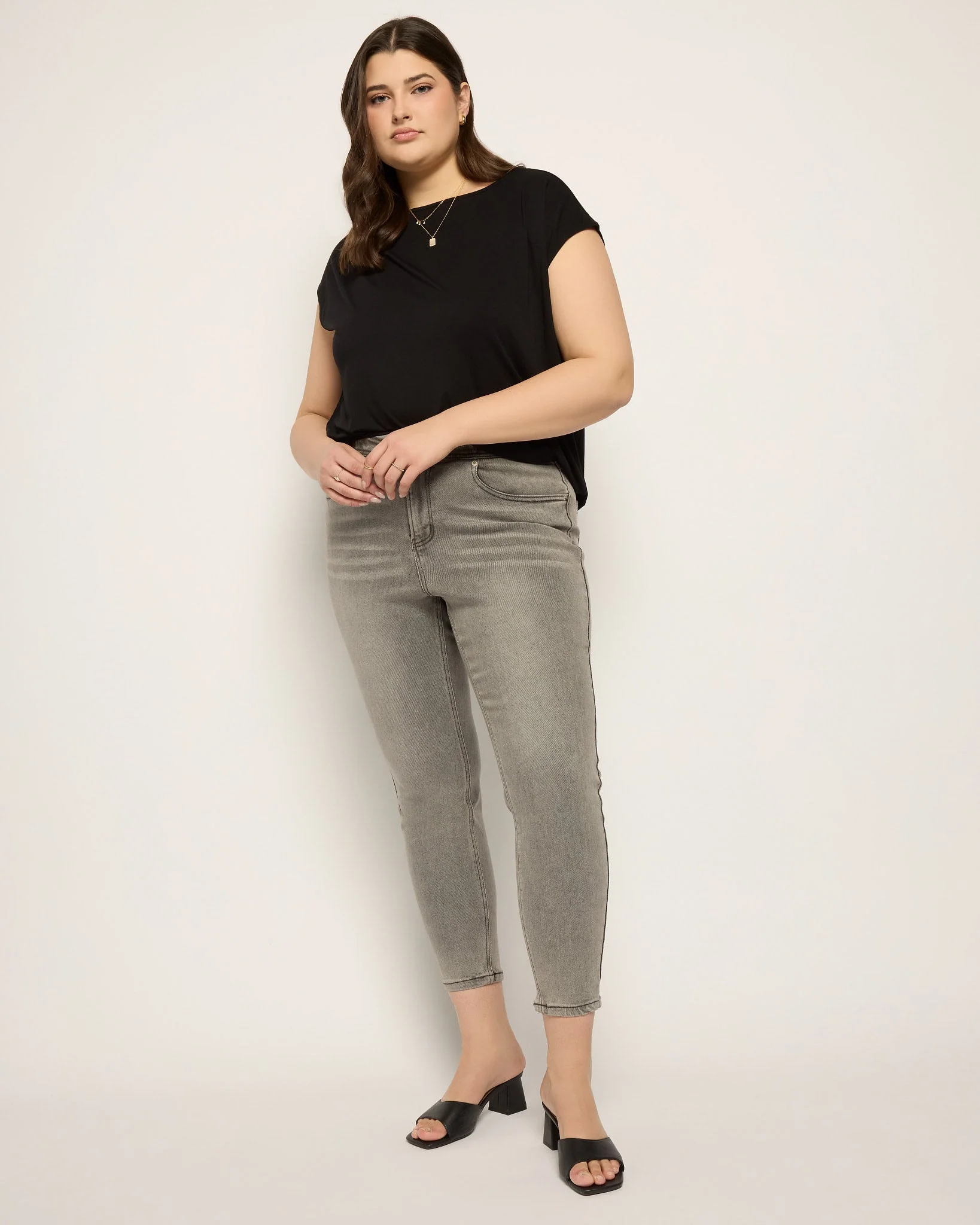 Plus Size Farrah Rocker Skinny Jean