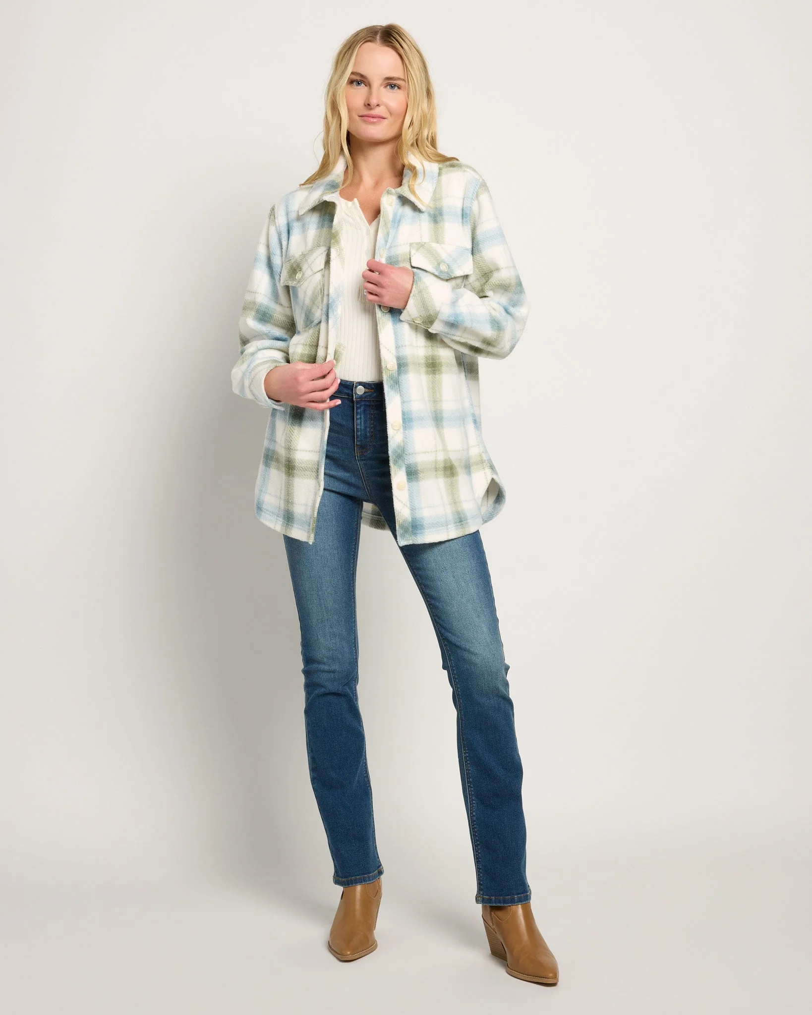 Gemma Microfleece Shacket - Image 4