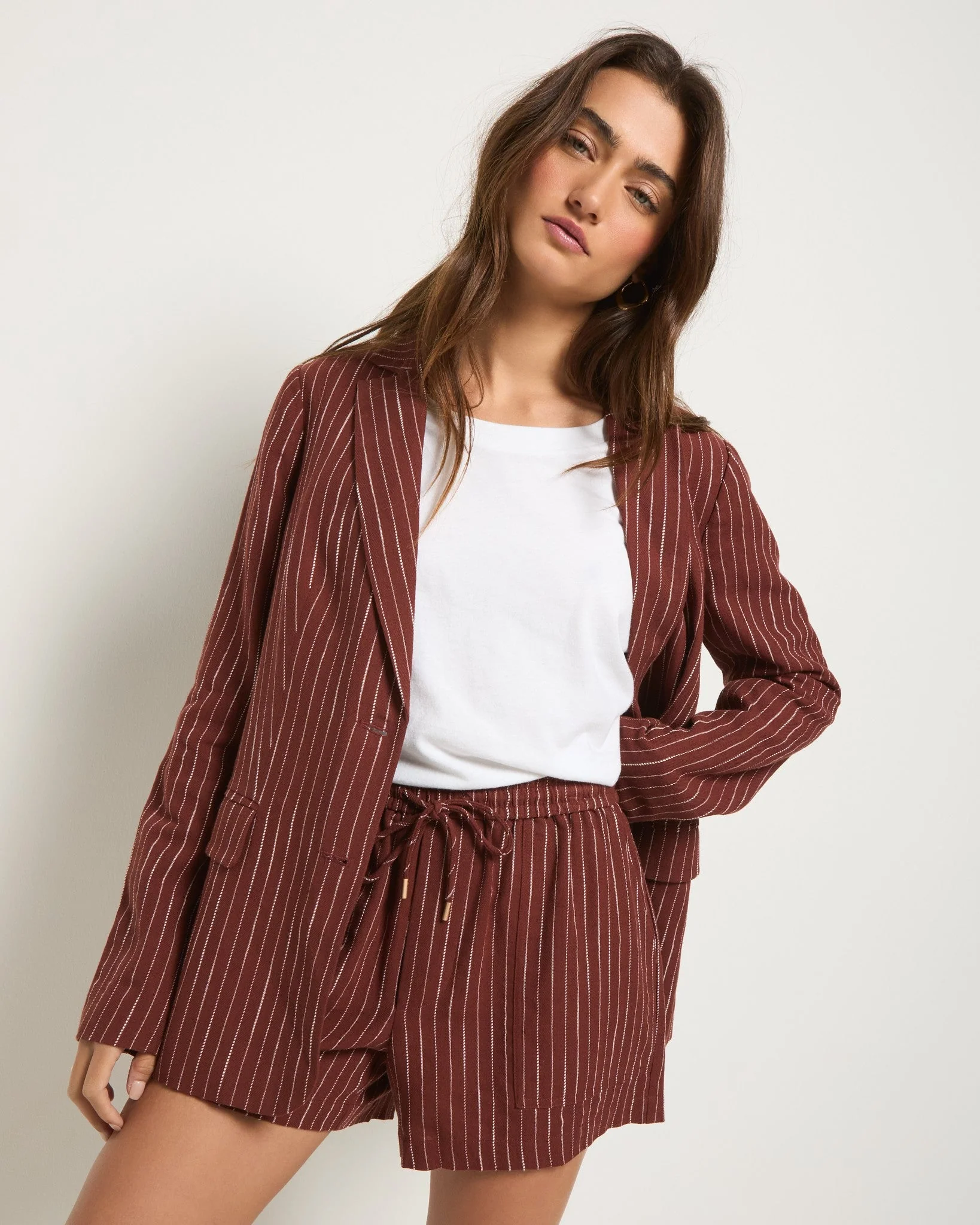 Marina Linen Blend Blazer - Image 10