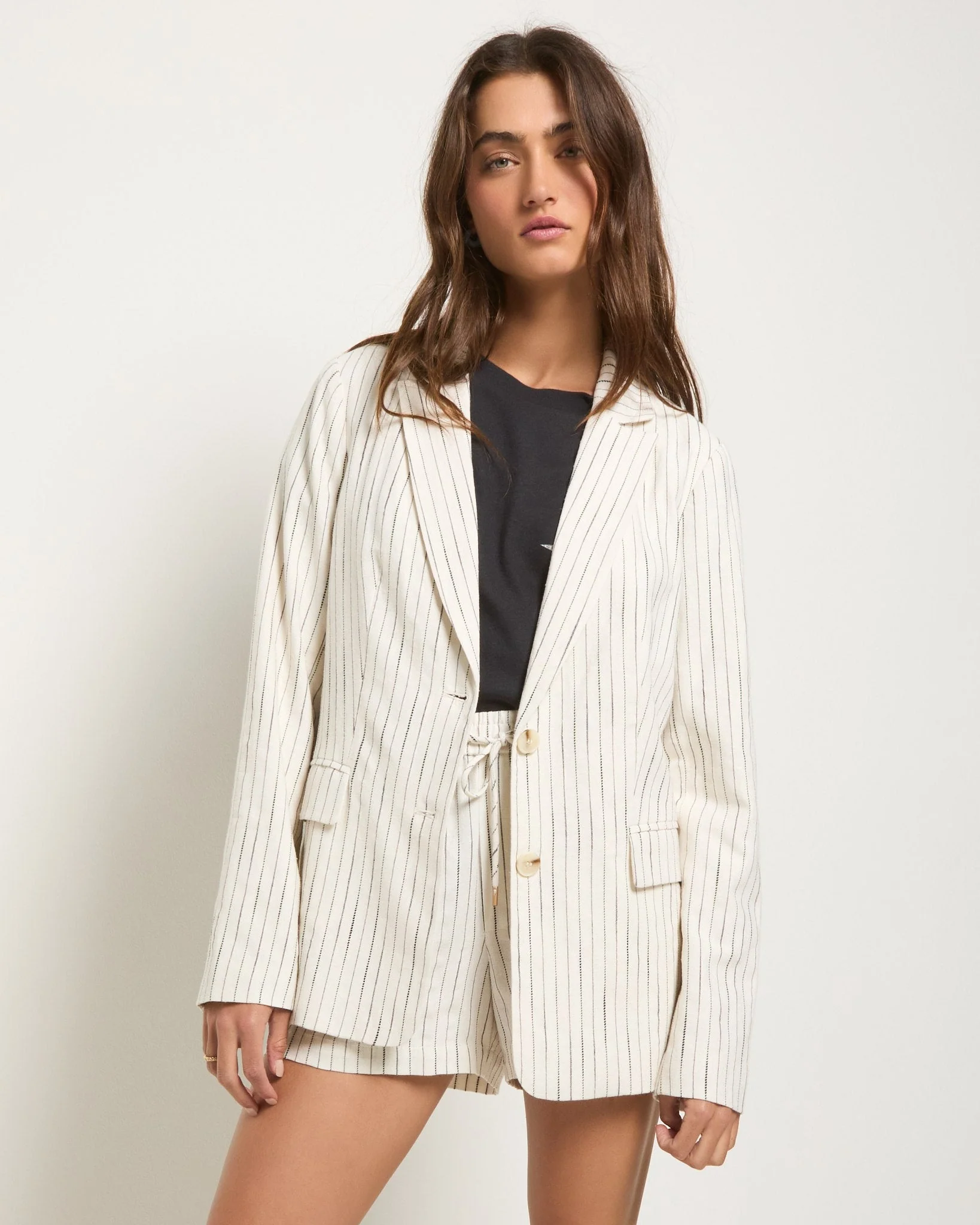 Marina Linen Blend Blazer - Image 12