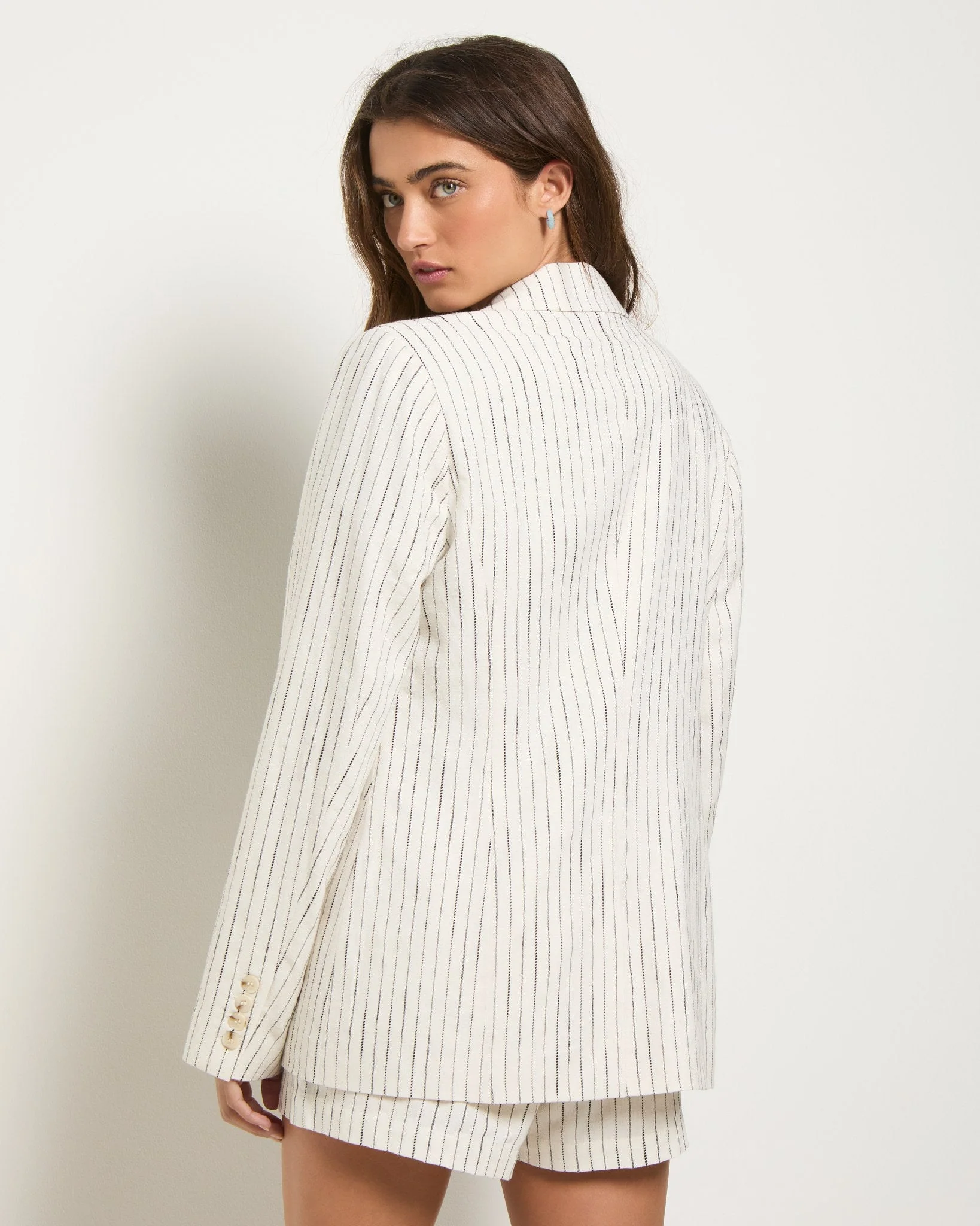 Marina Linen Blend Blazer - Image 13