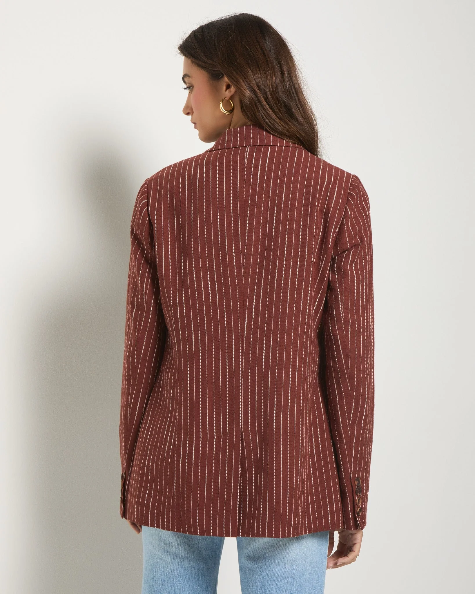 Marina Linen Blend Blazer - Image 6