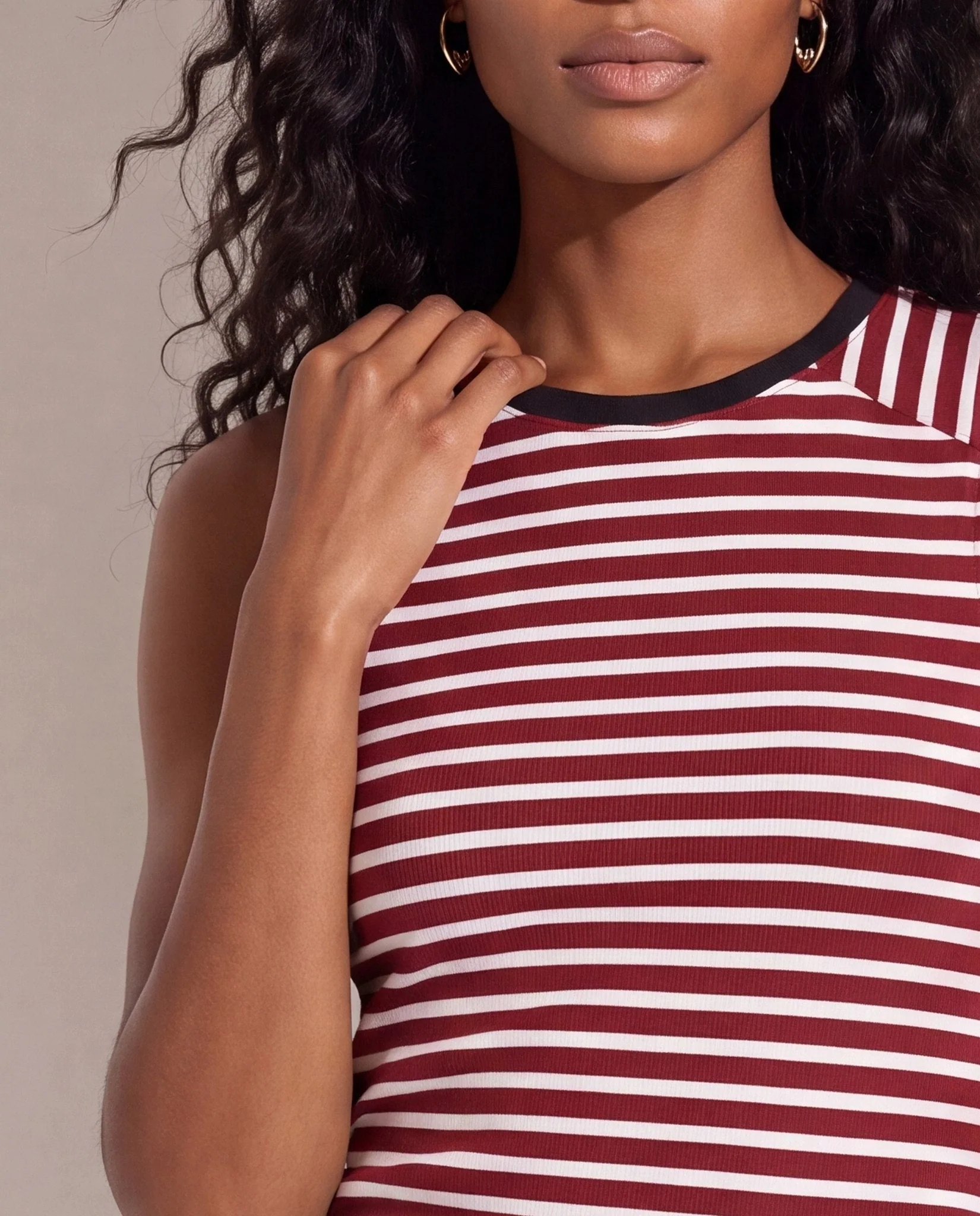 Mia Striped Tank Top - Image 3
