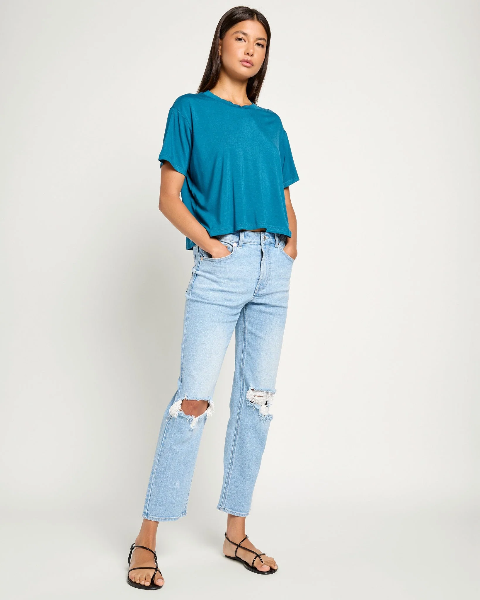 Newport Cropped Tee - Image 4