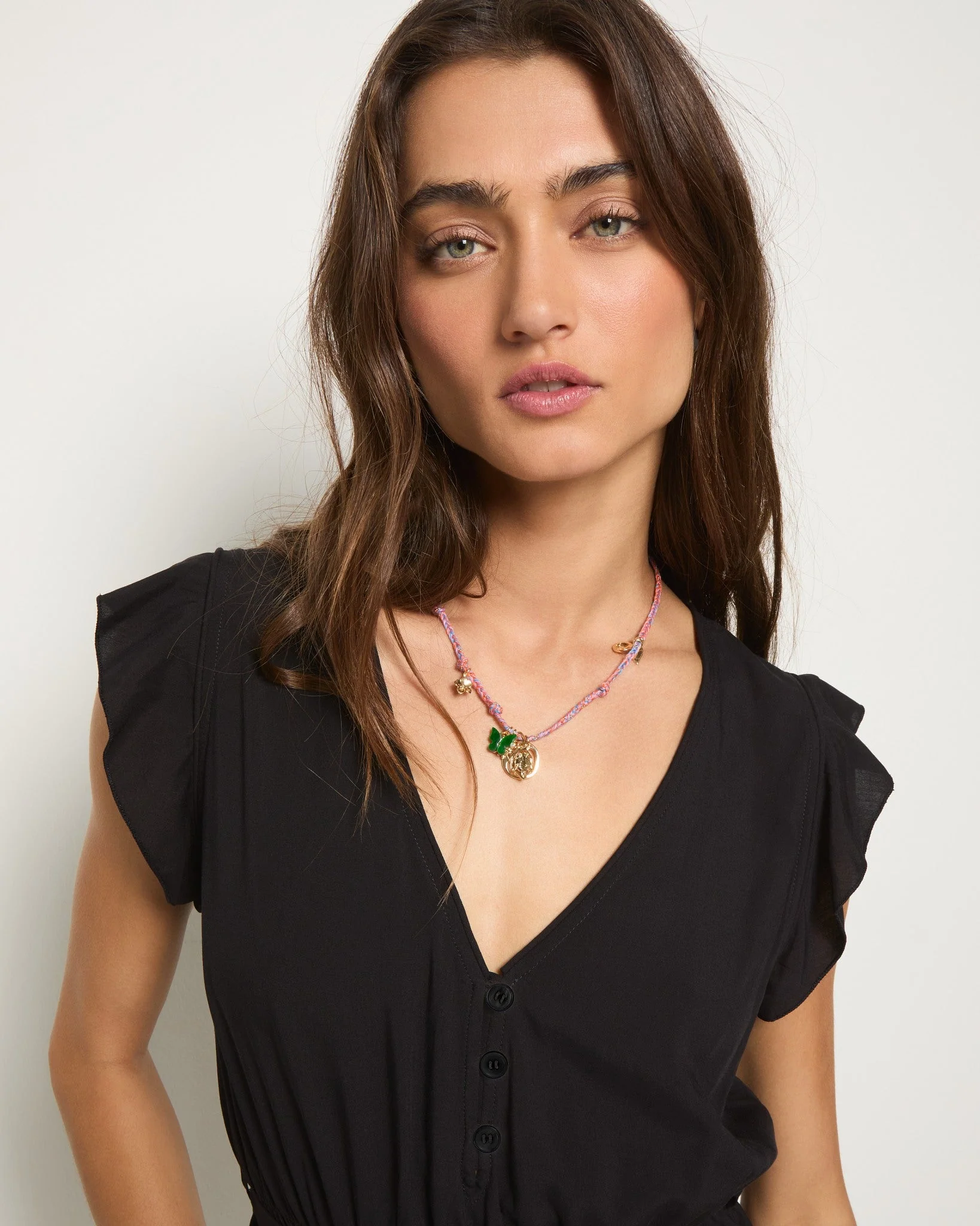 Newport Ruffle Short Dress - Image 5