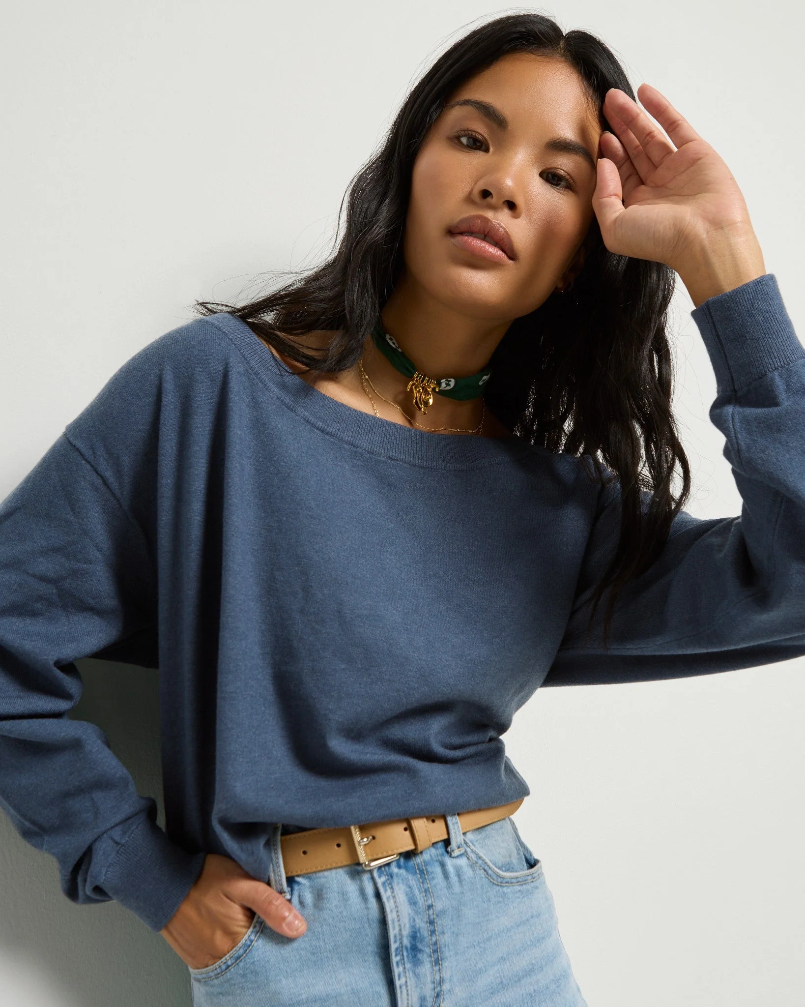 Pacific One Shoulder Sweater - Image 9