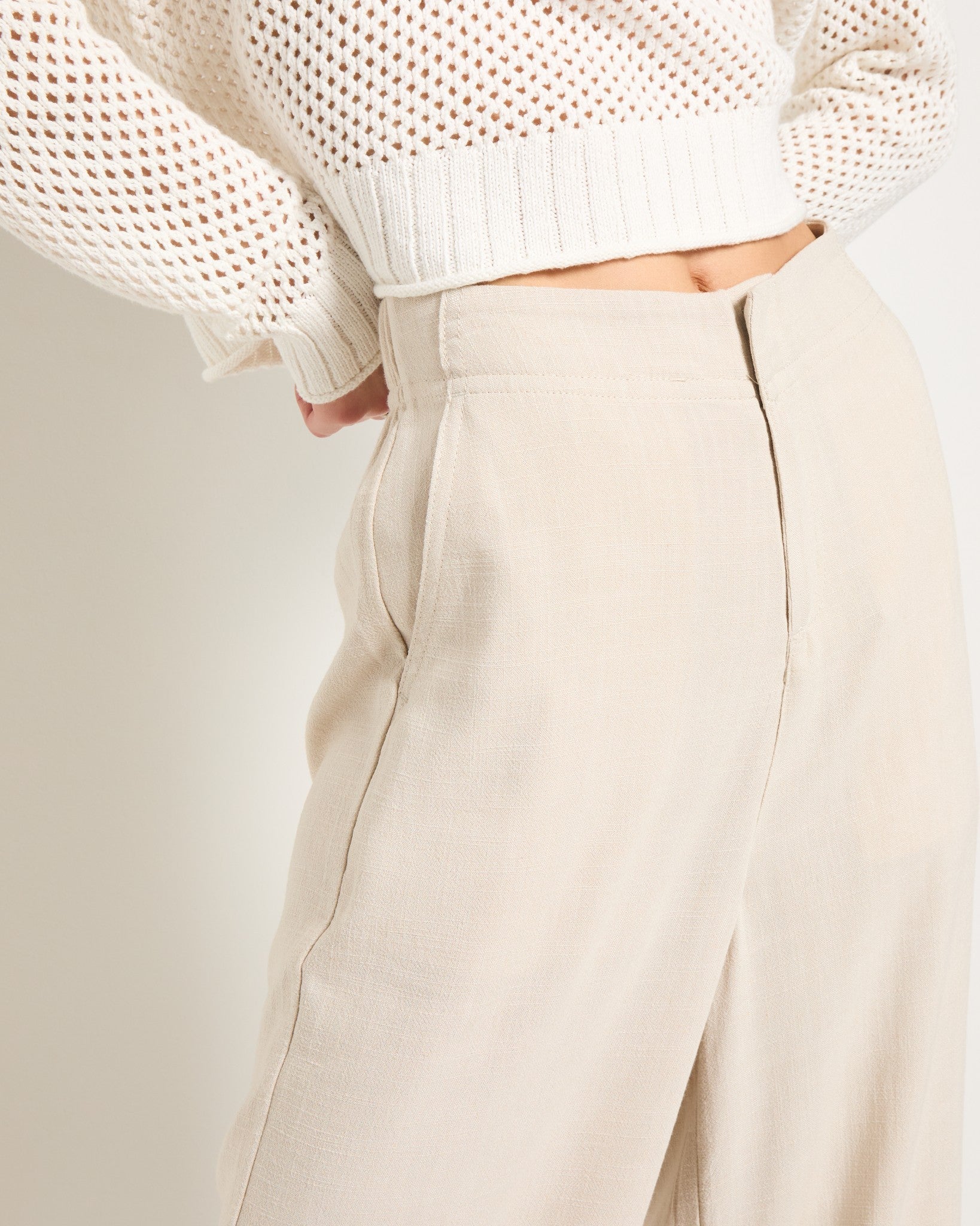 Palomar Linen Blend Crop Pant - Image 11