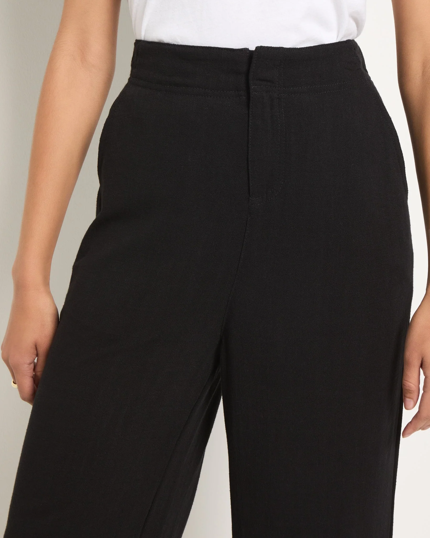 Palomar Linen Blend Crop Pant - Image 4