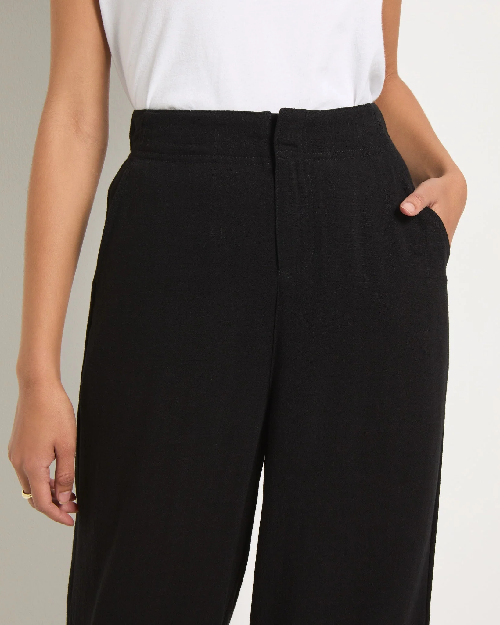 Palomar Linen Blend Crop Pant - Image 5