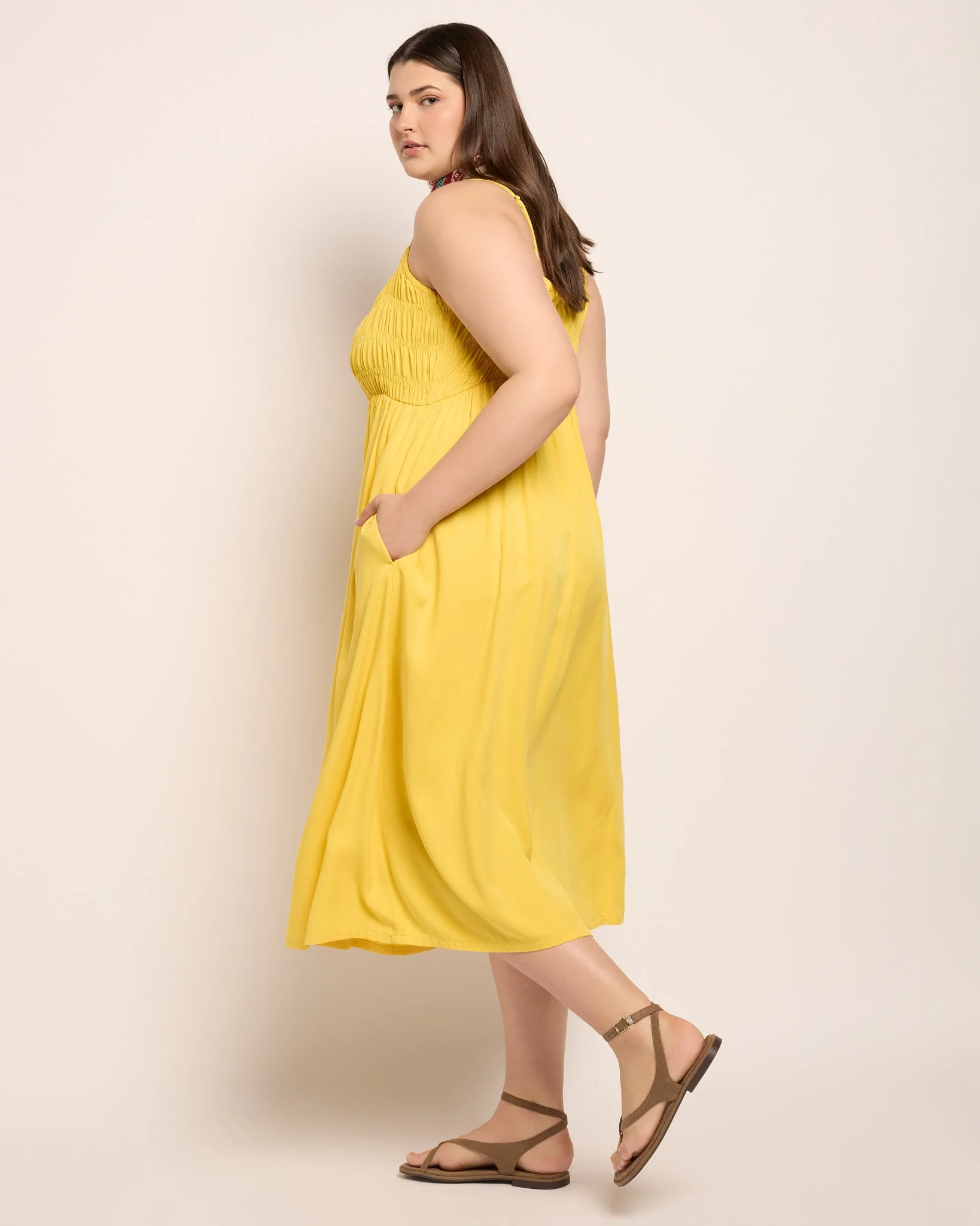 Plus Size Regal Smocked Dress - Image 5