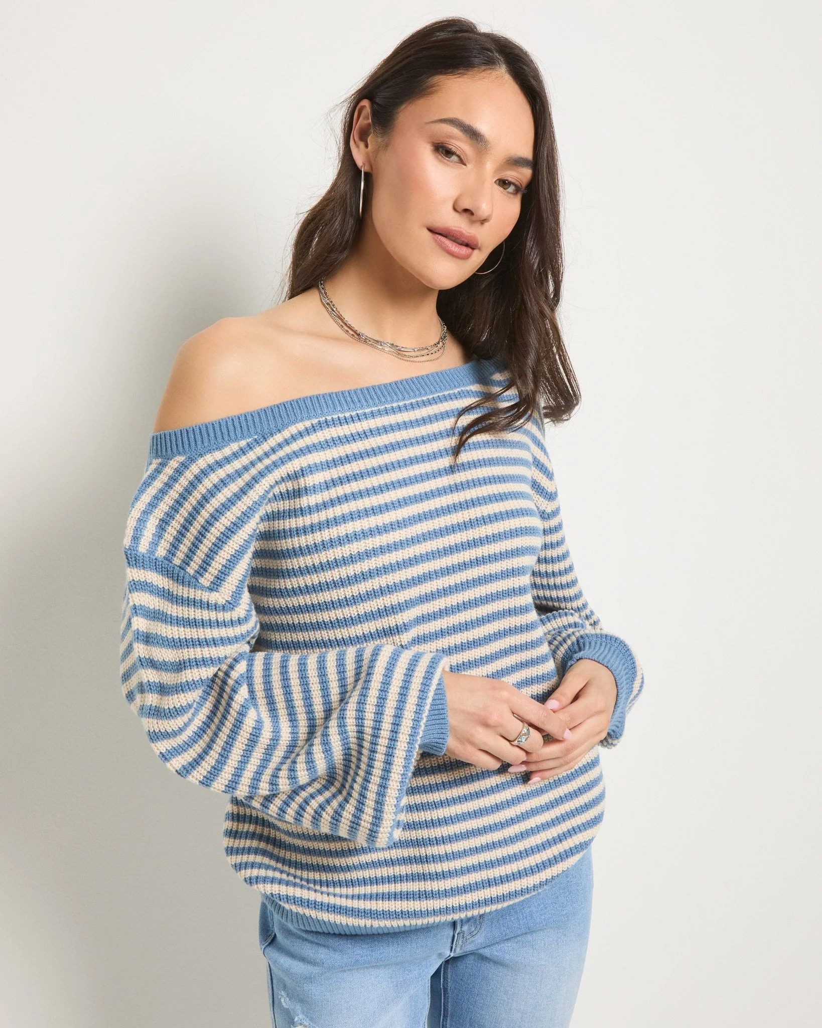Sandy Boat Neck Sweater - Image 3