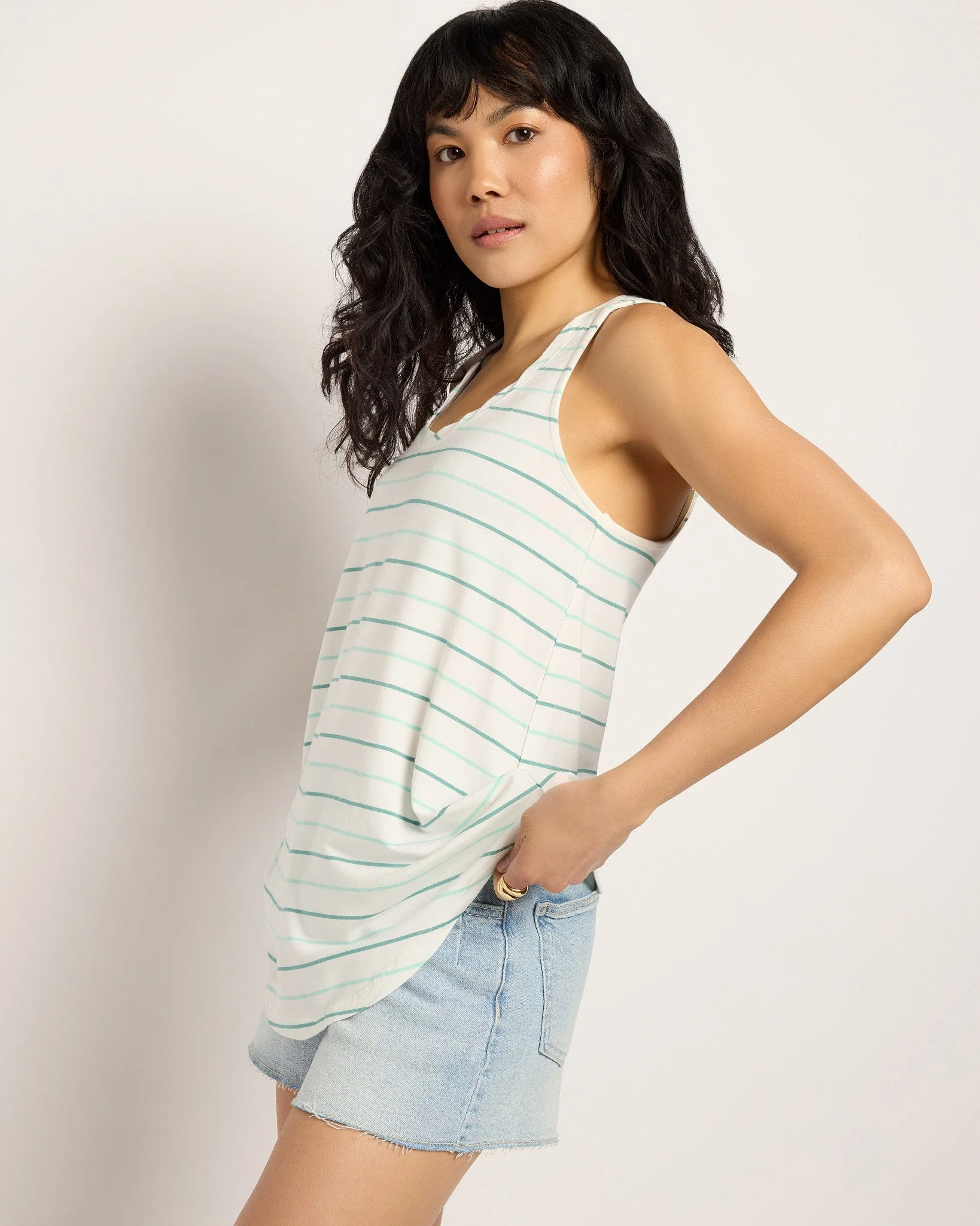 Surfside Stripe Scoop Tank - Image 13
