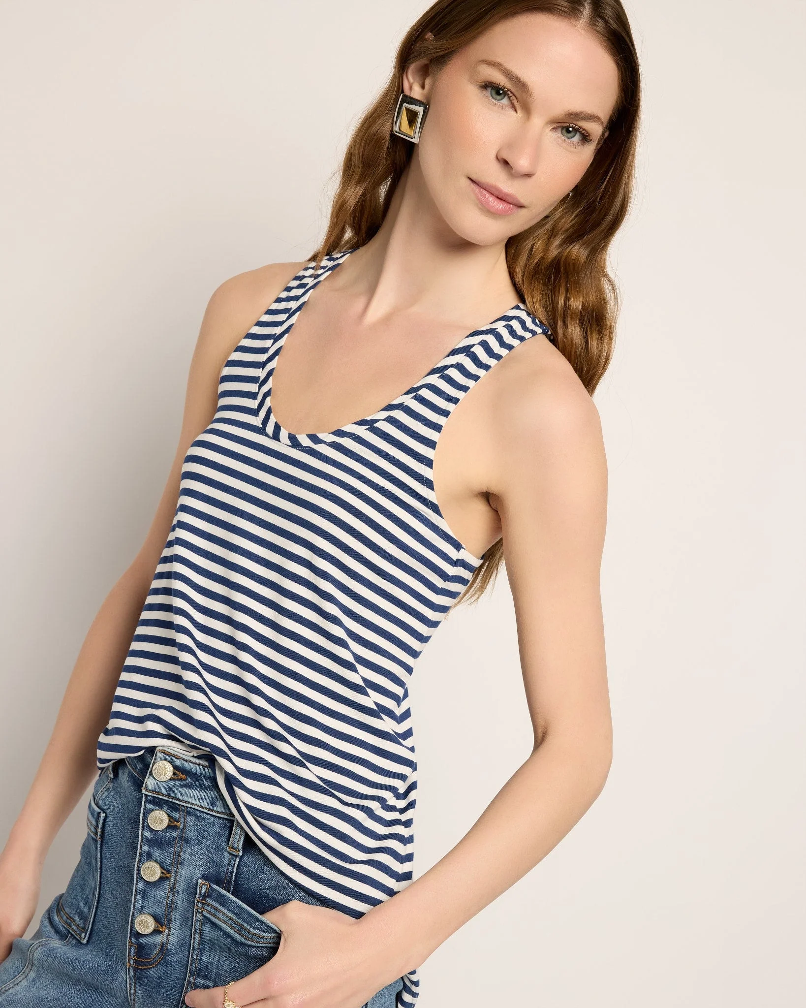 Surfside Stripe Scoop Tank - Image 15