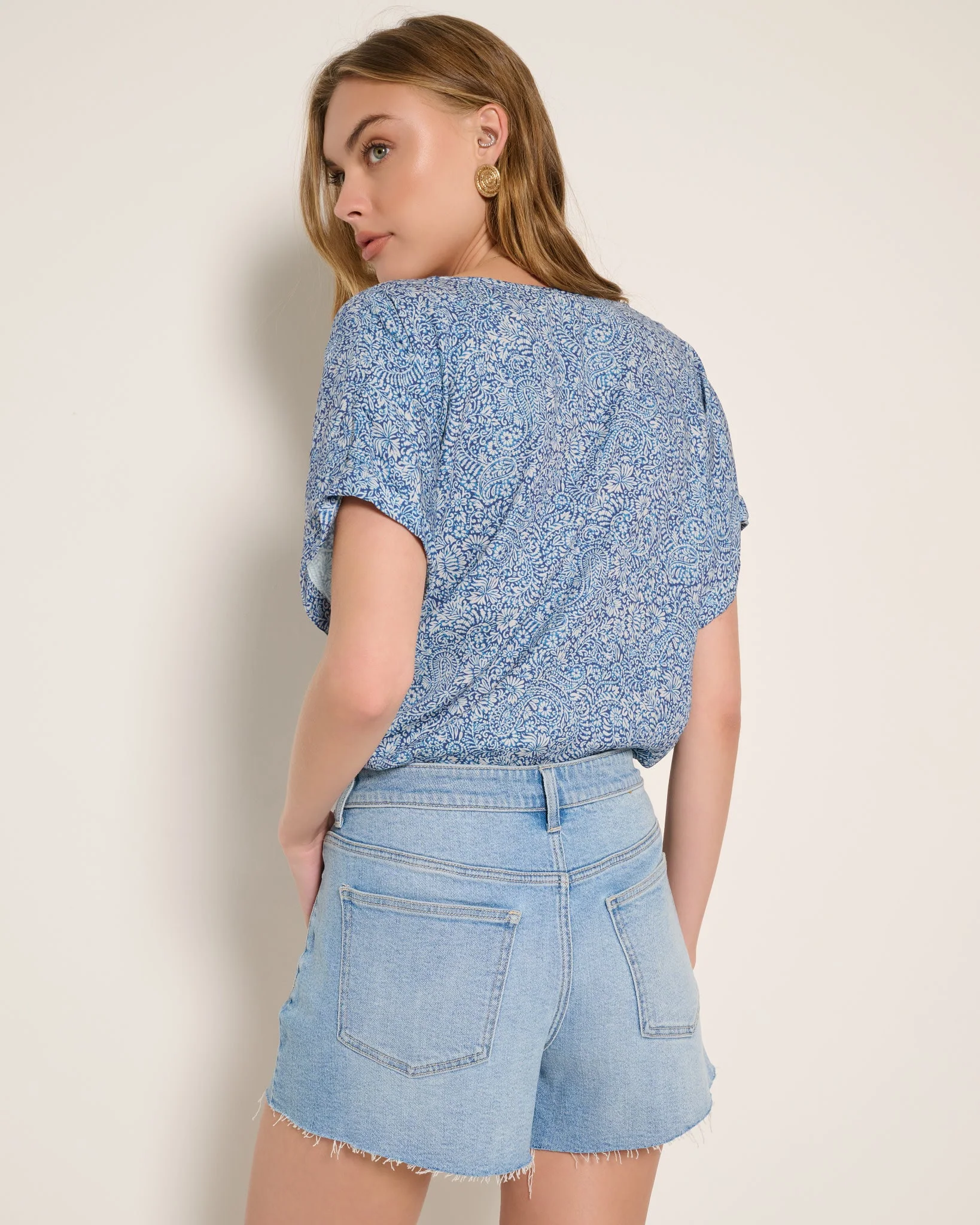 Paisley Surplice Top - Image 2
